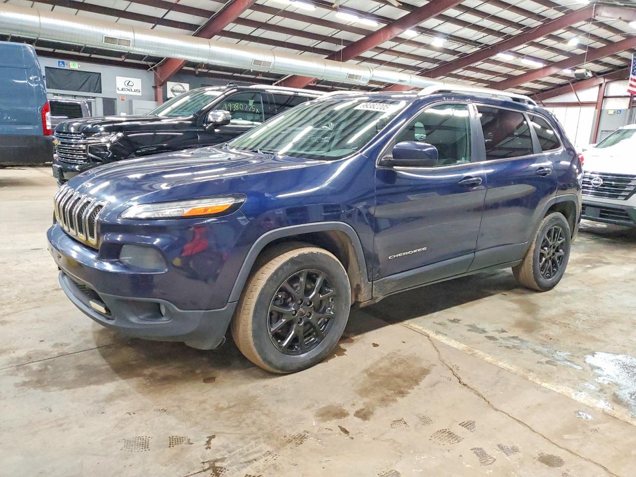 2014 Jeep Cherokee Latitude Blue vin: 1C4PJMCS3EW124655