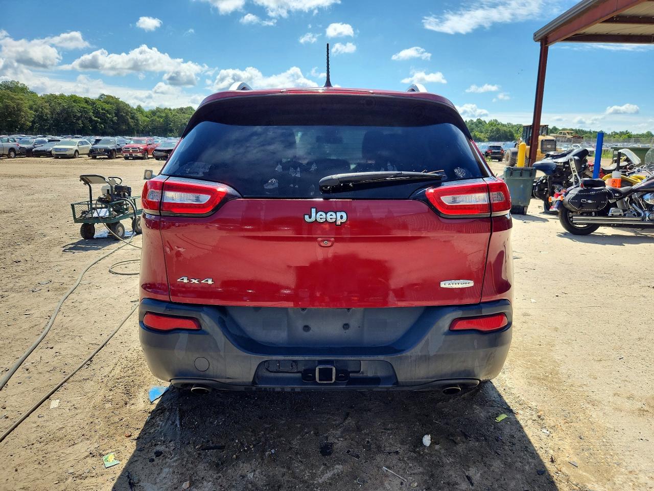 2014 Jeep Cherokee Latitude Burgundy vin: 1C4PJMCS3EW296894