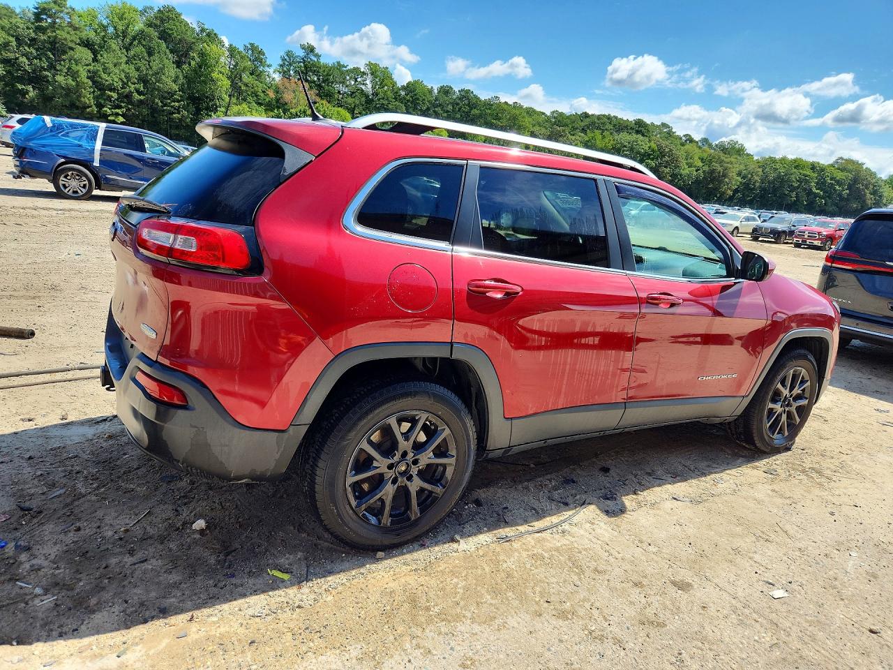 2014 Jeep Cherokee Latitude Burgundy vin: 1C4PJMCS3EW296894