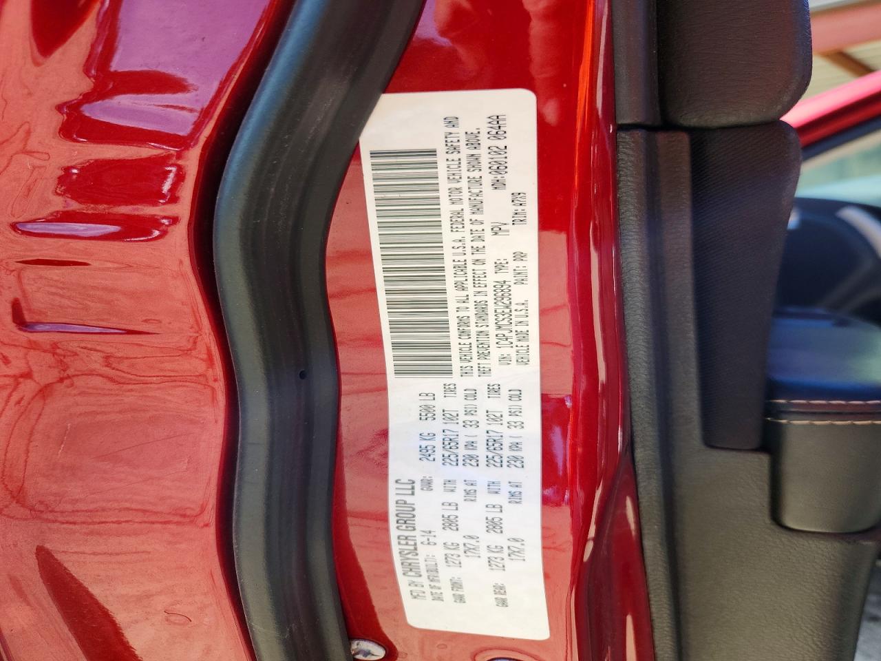 2014 Jeep Cherokee Latitude Burgundy vin: 1C4PJMCS3EW296894