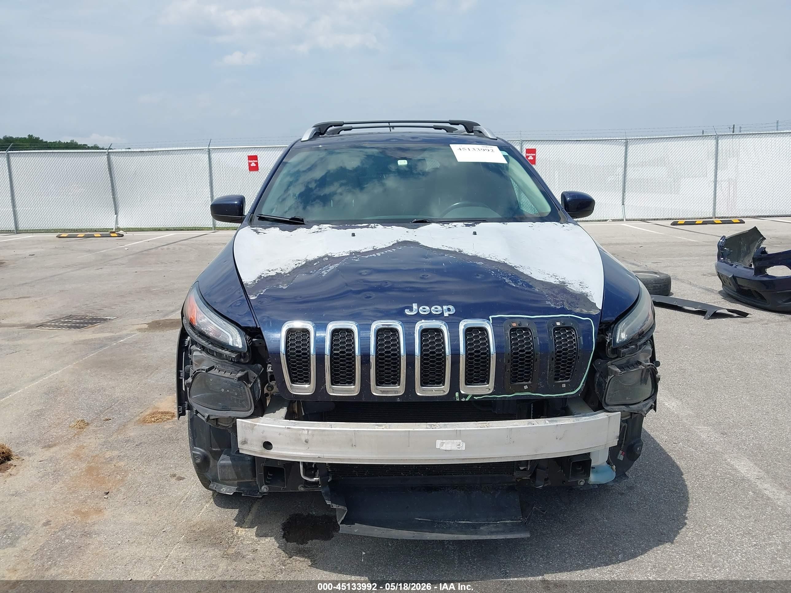2015 Jeep Cherokee Latitude Blue vin: 1C4PJMCS3FW541436