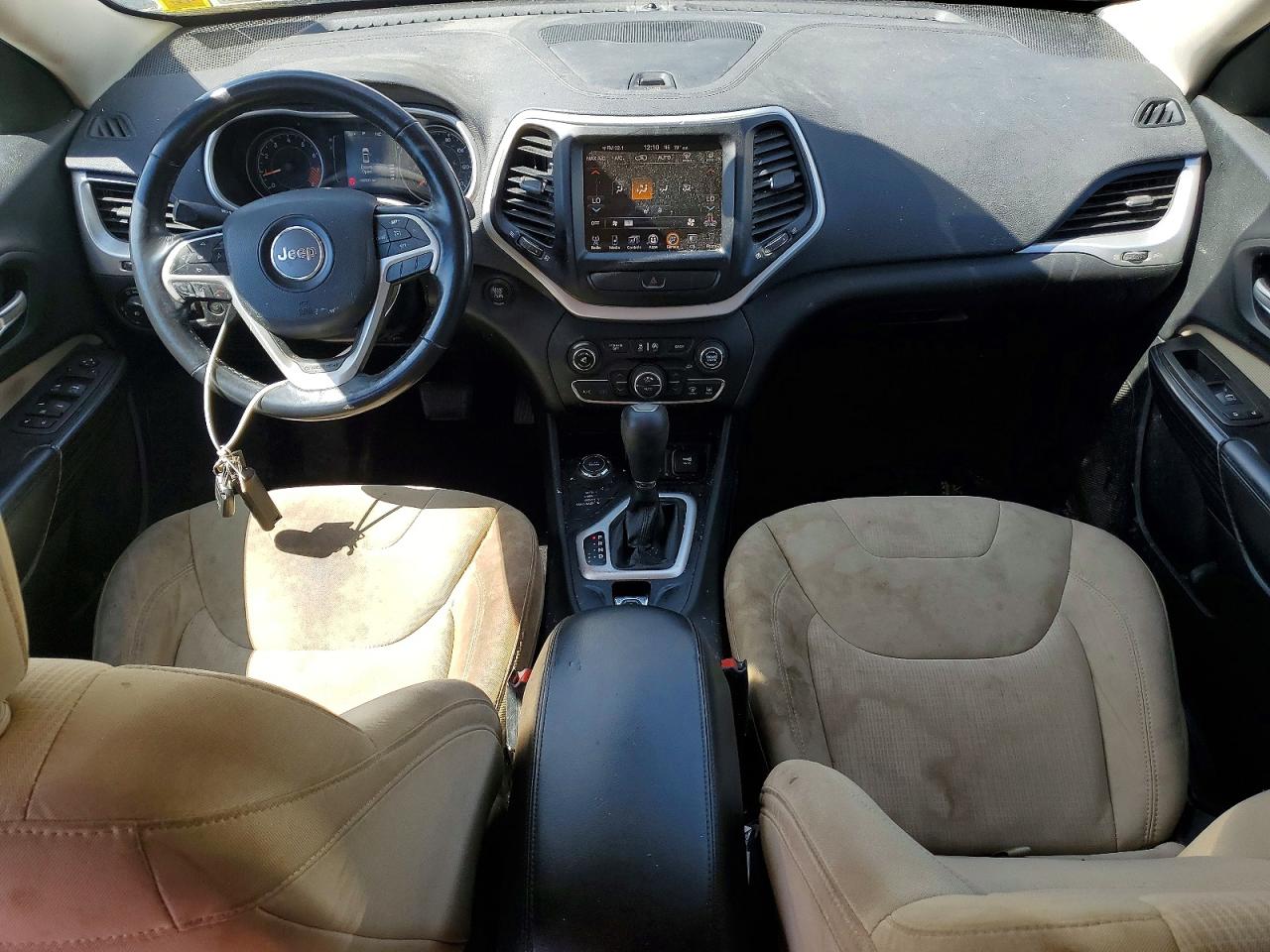 2015 Jeep Cherokee Latitude Tan vin: 1C4PJMCS3FW546636