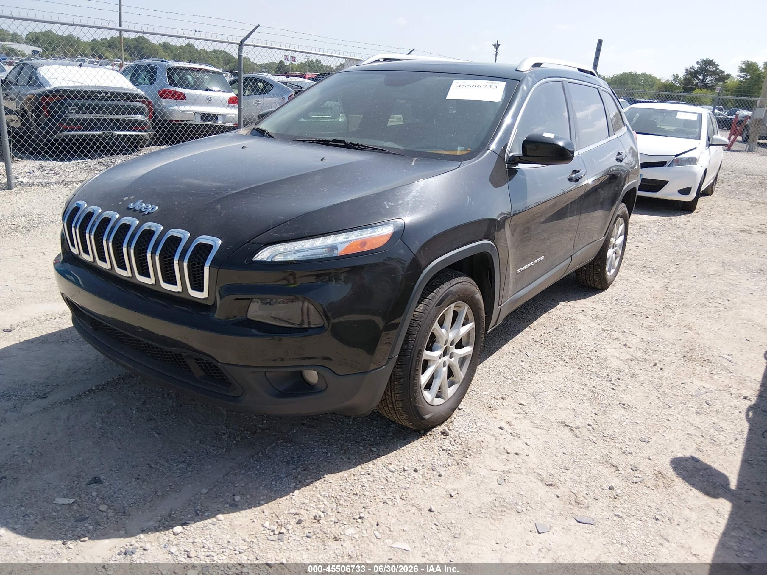 2015 Jeep Cherokee North Black vin: 1C4PJMCS3FW568281