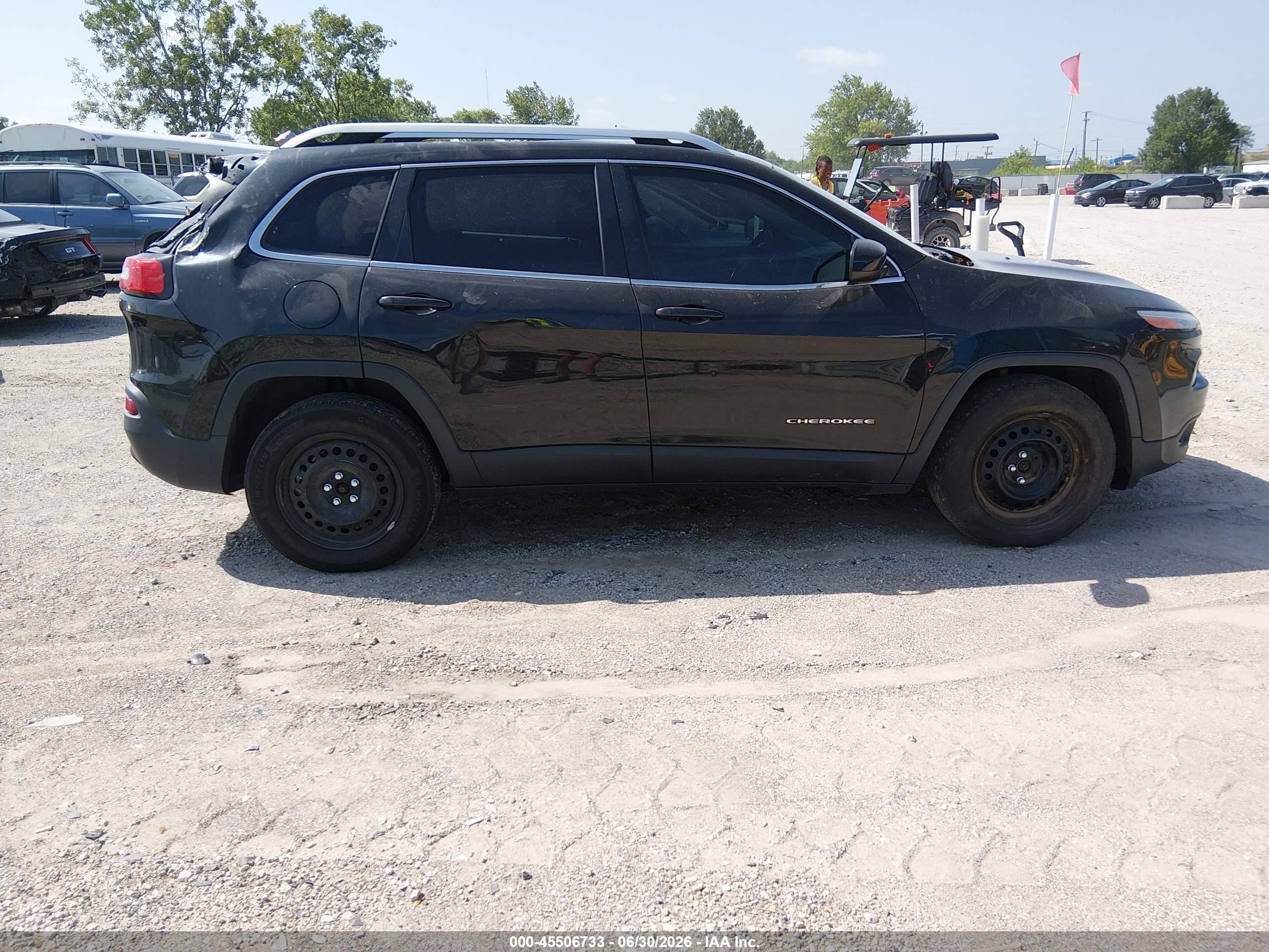 2015 Jeep Cherokee North Black vin: 1C4PJMCS3FW568281