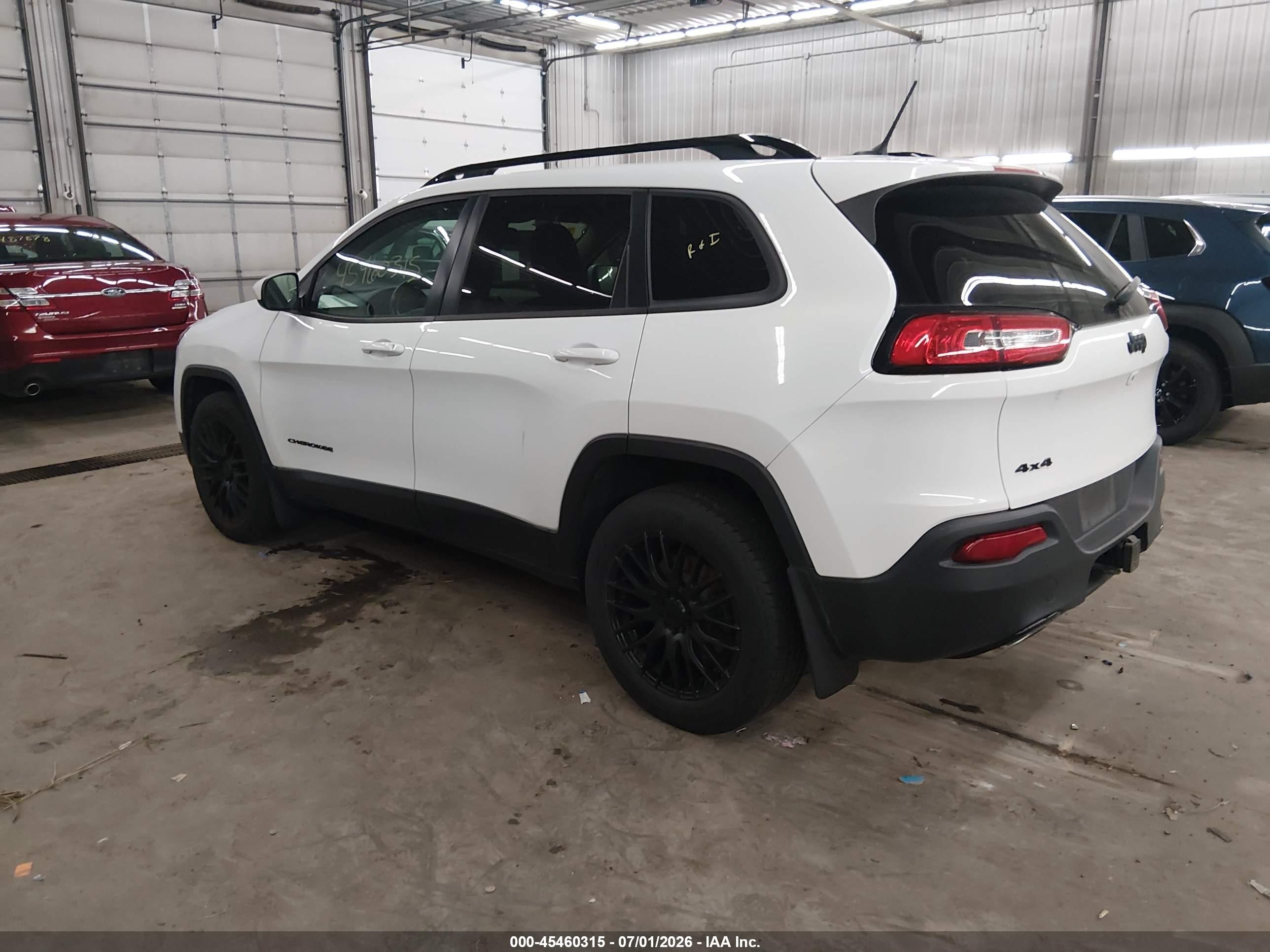 2015 Jeep Cherokee Latitude Altitude White vin: 1C4PJMCS3FW756119