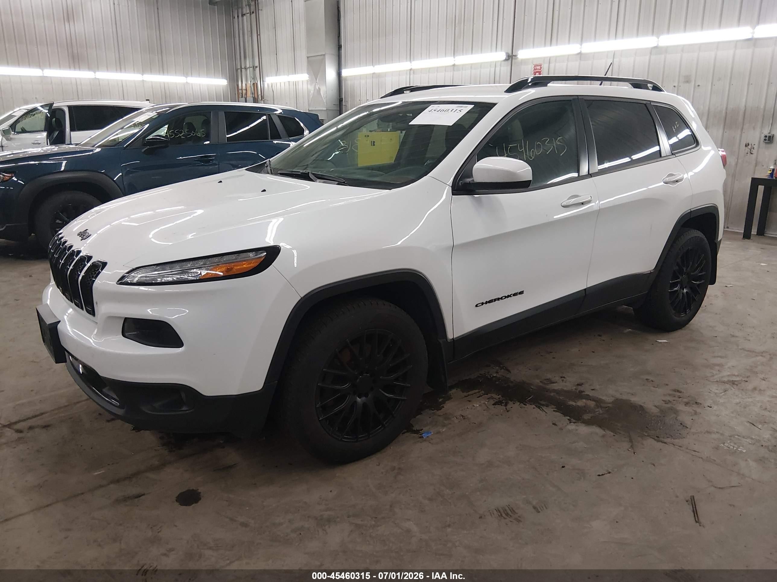 2015 Jeep Cherokee Latitude Altitude White vin: 1C4PJMCS3FW756119