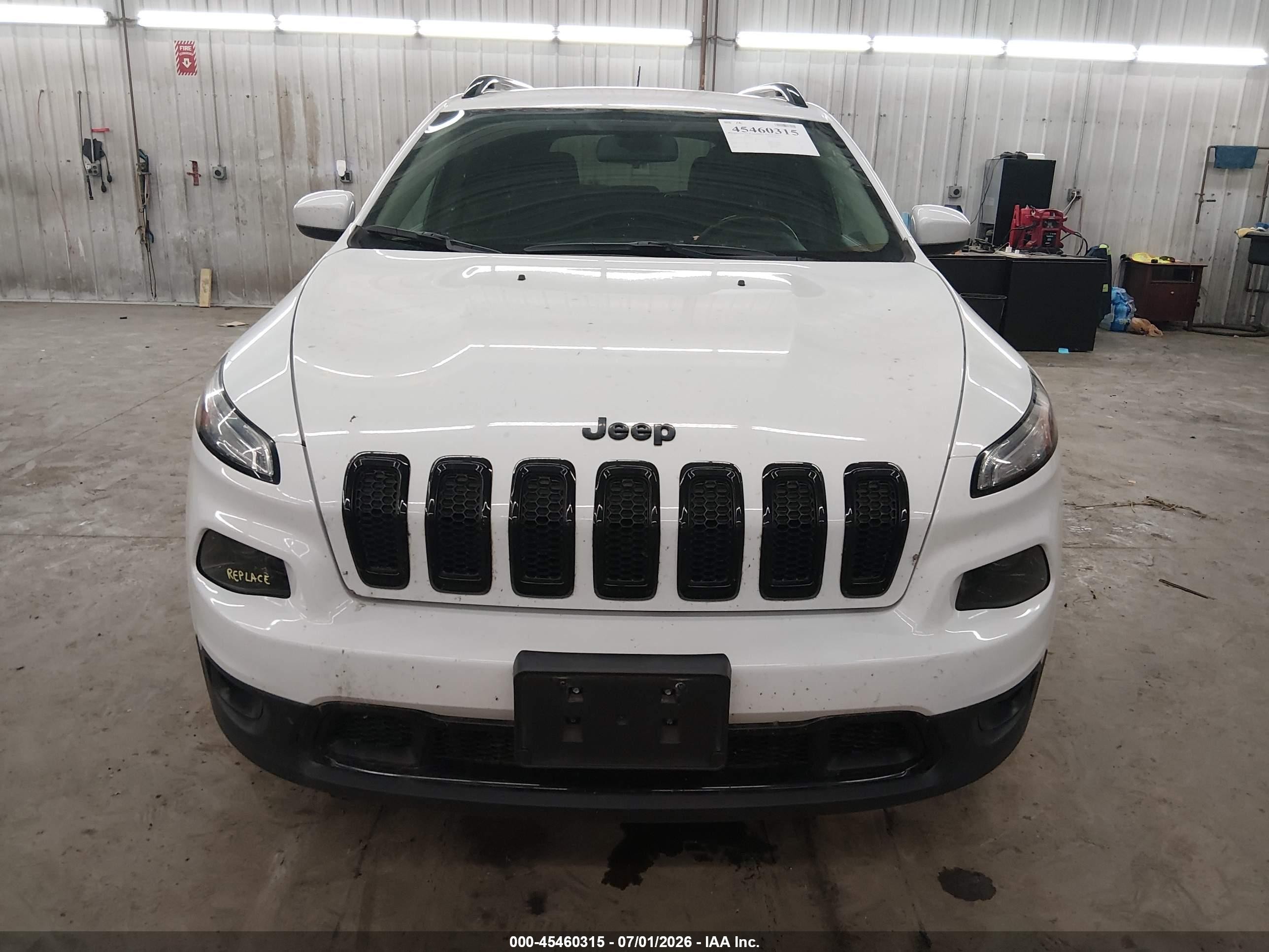 2015 Jeep Cherokee Latitude Altitude White vin: 1C4PJMCS3FW756119