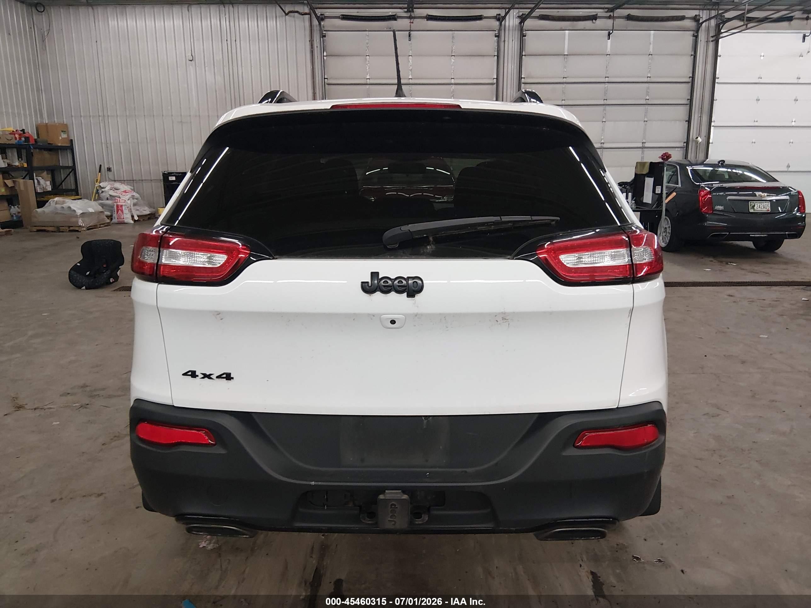 2015 Jeep Cherokee Latitude Altitude White vin: 1C4PJMCS3FW756119
