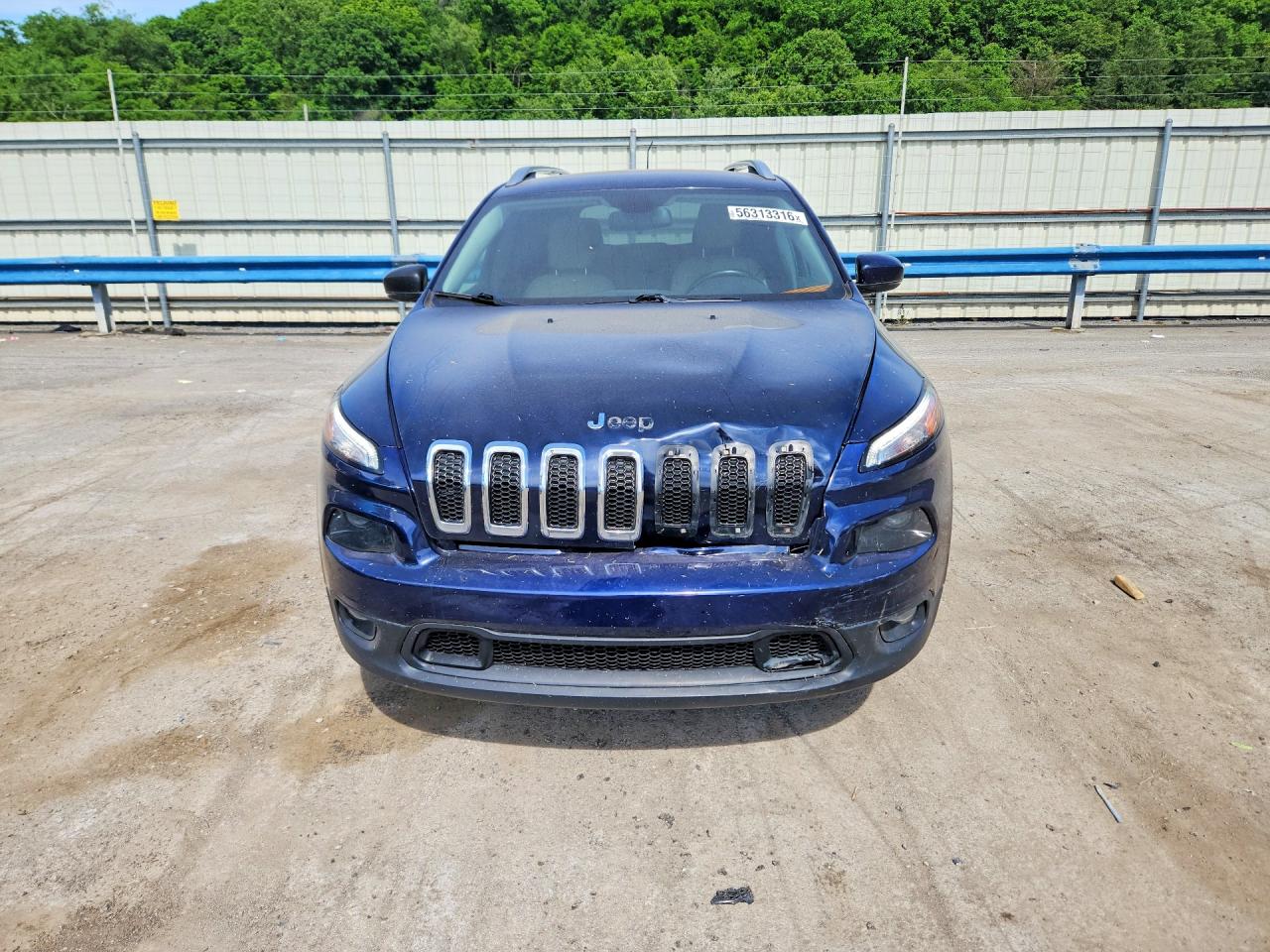 2016 Jeep Cherokee Latitude Blue vin: 1C4PJMCS3GW271092