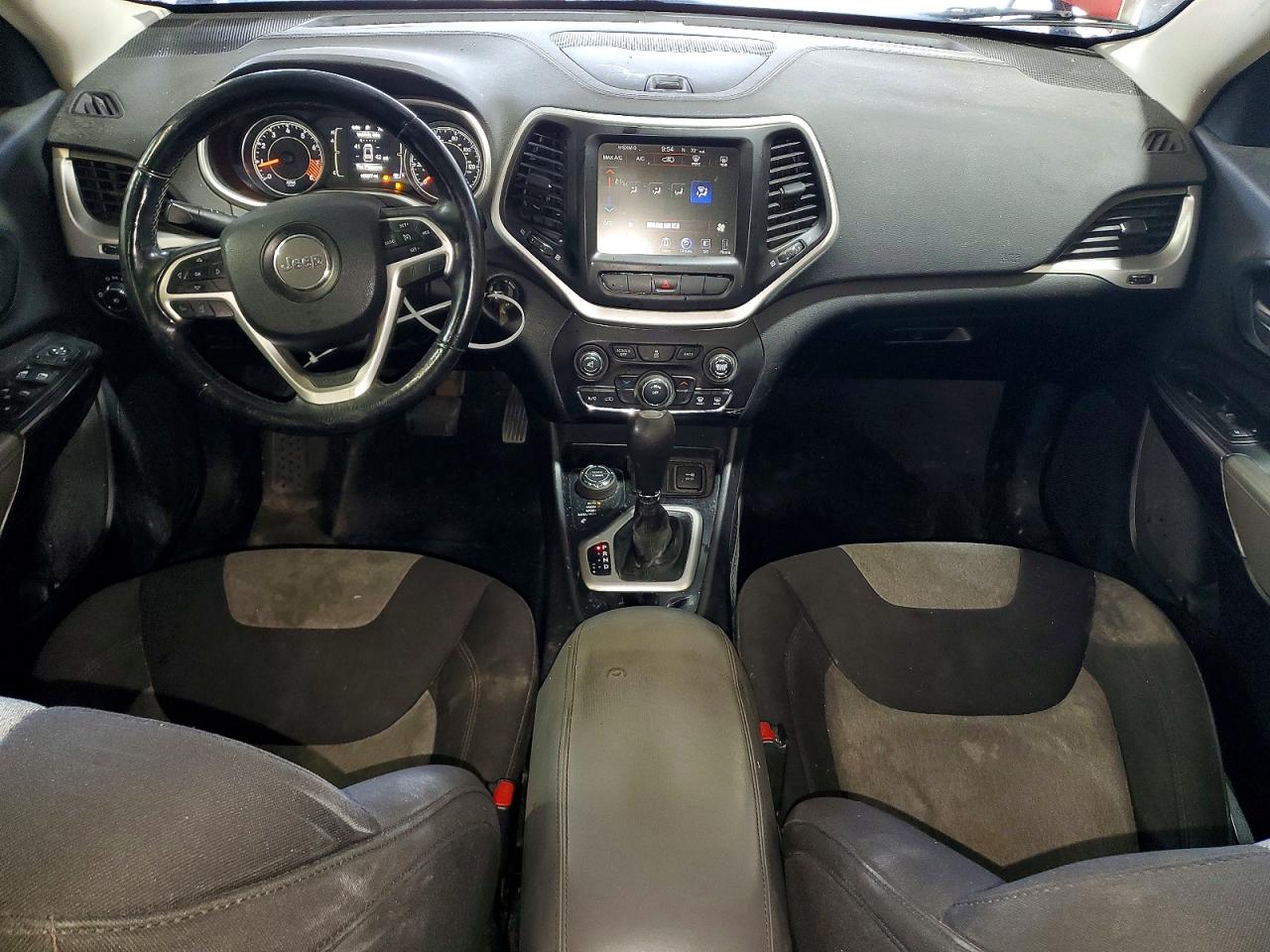2014 Jeep Cherokee Latitude Red vin: 1C4PJMCS4EW114619