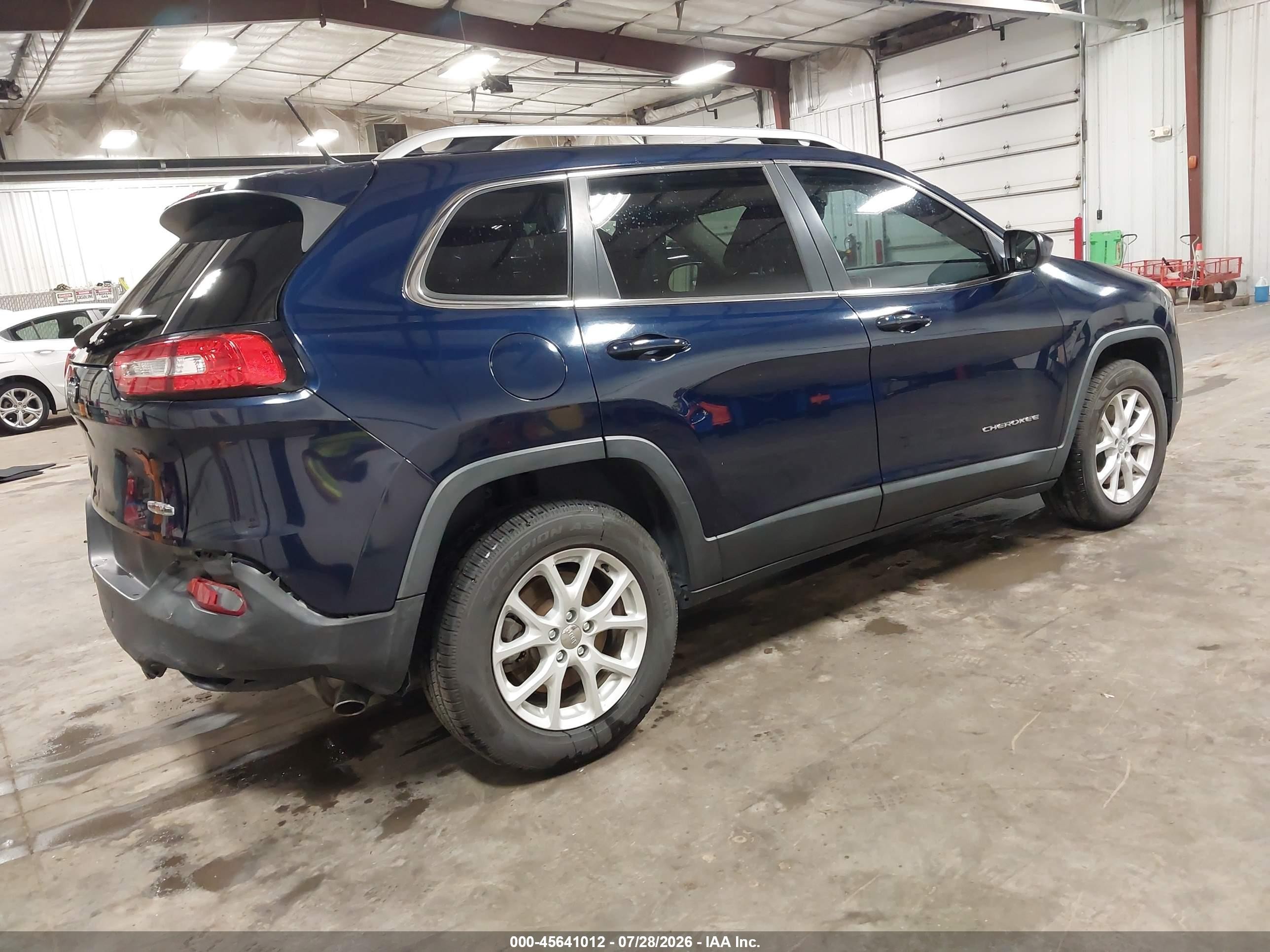2014 Jeep Cherokee Latitude Blue vin: 1C4PJMCS4EW145370