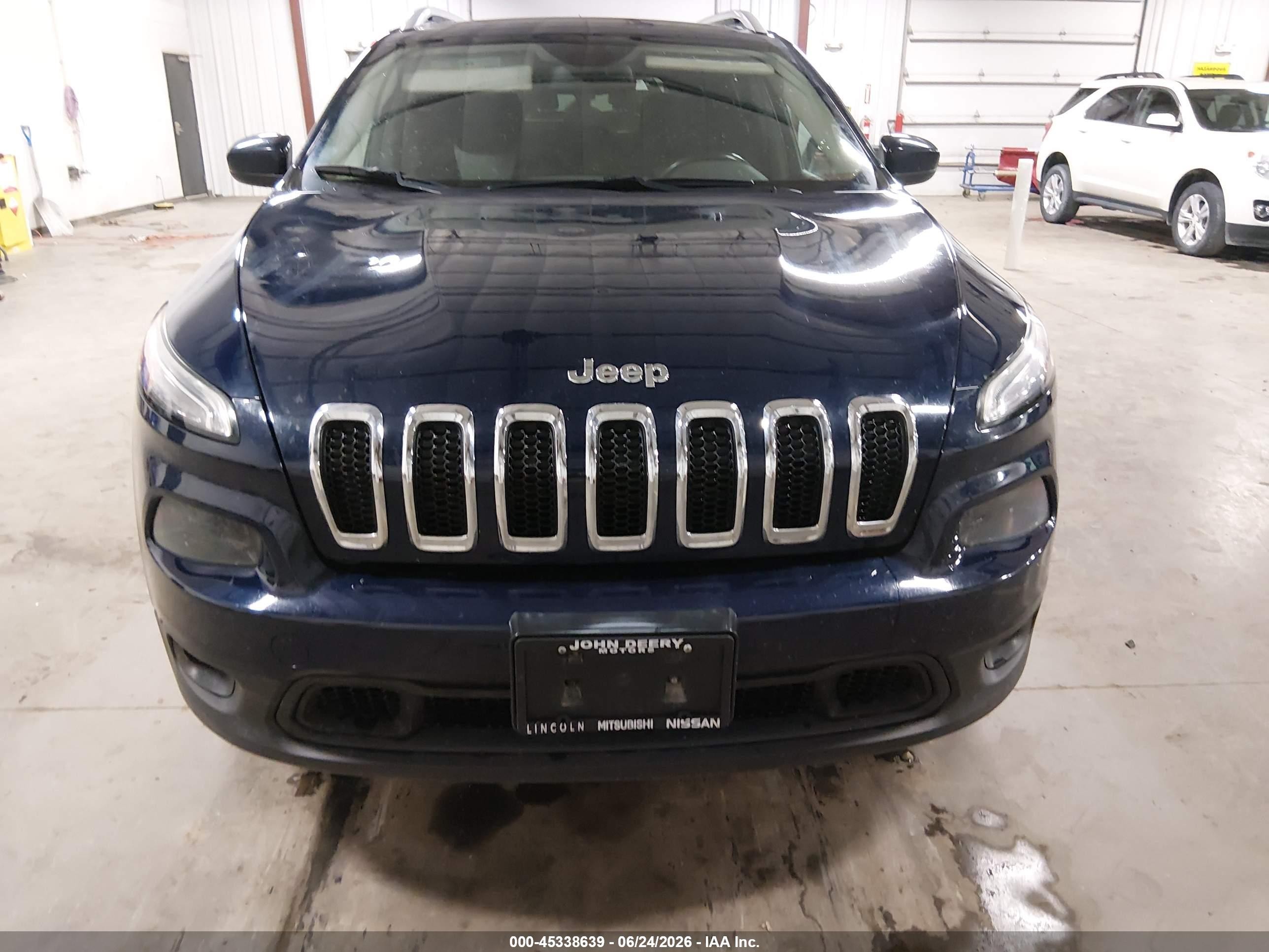 2014 Jeep Cherokee Latitude Blue vin: 1C4PJMCS4EW146986