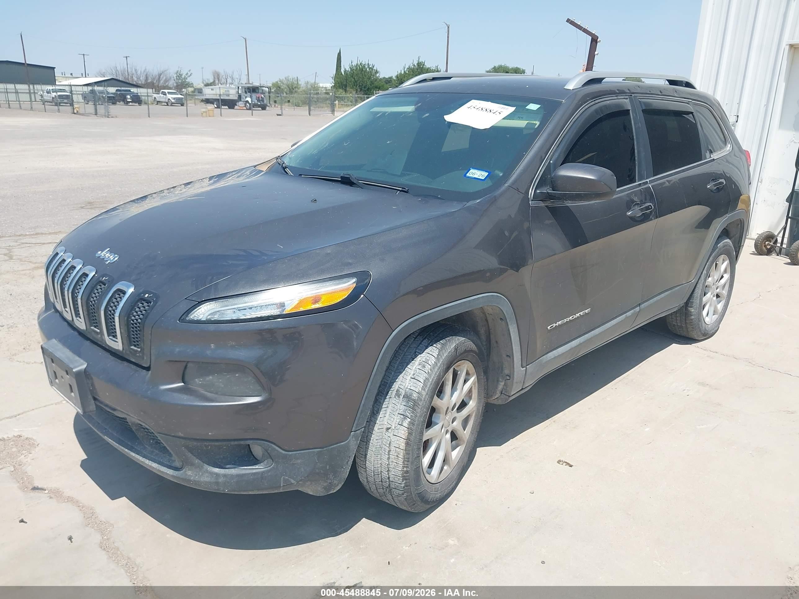 2014 Jeep Cherokee Latitude Gray vin: 1C4PJMCS4EW175503