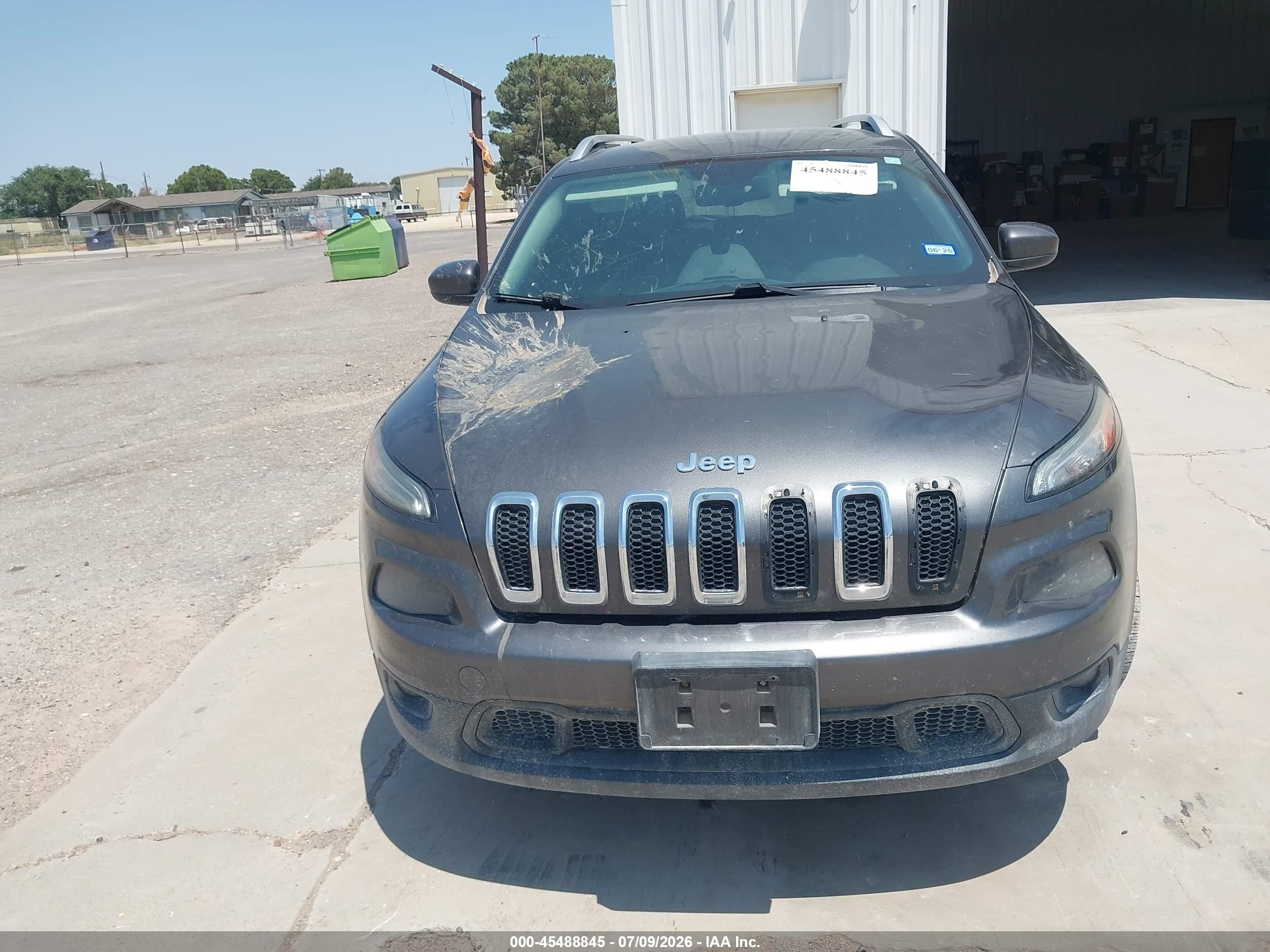 2014 Jeep Cherokee Latitude Gray vin: 1C4PJMCS4EW175503
