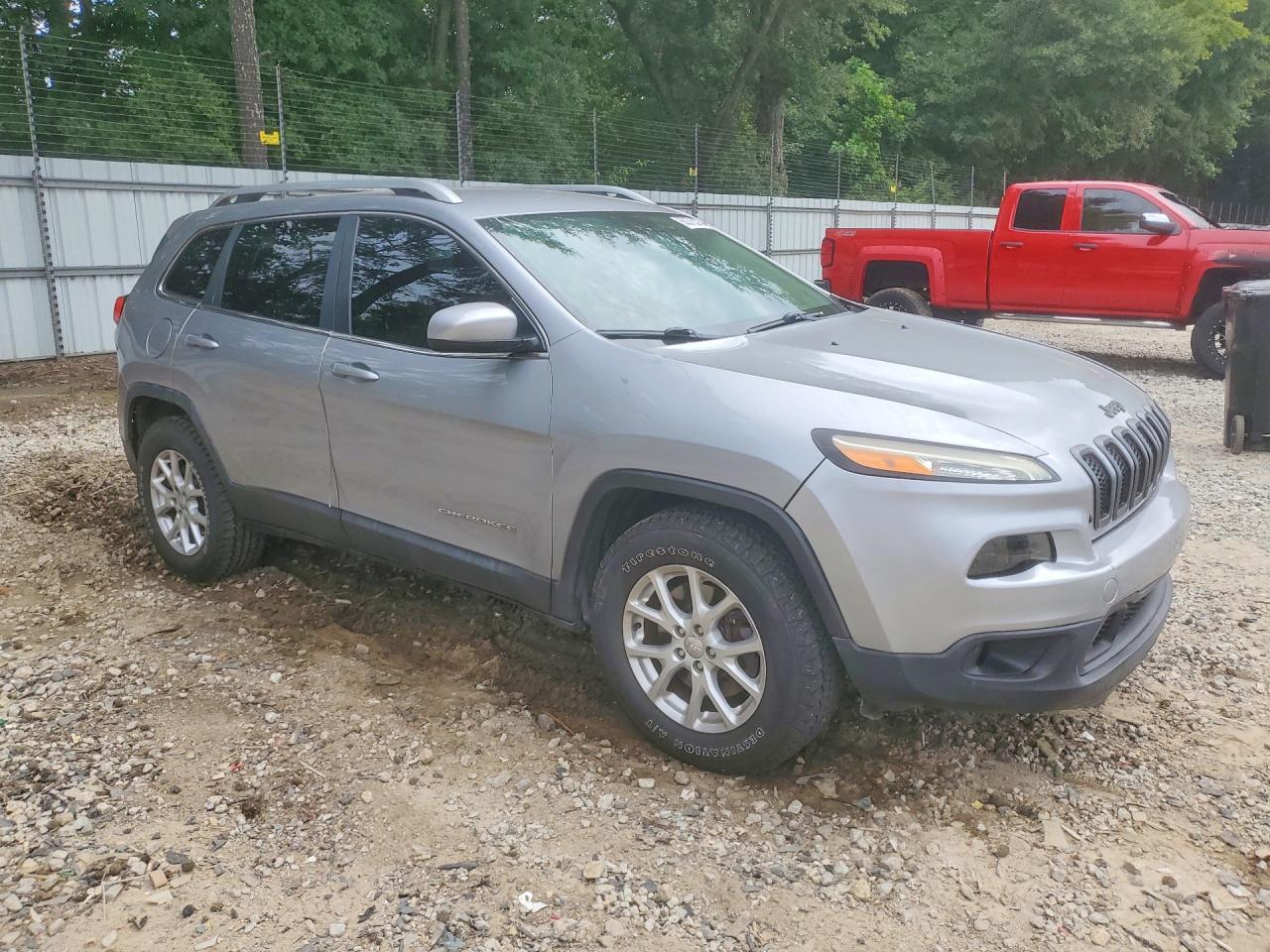 2014 Jeep Cherokee Latitude Gray vin: 1C4PJMCS4EW177624