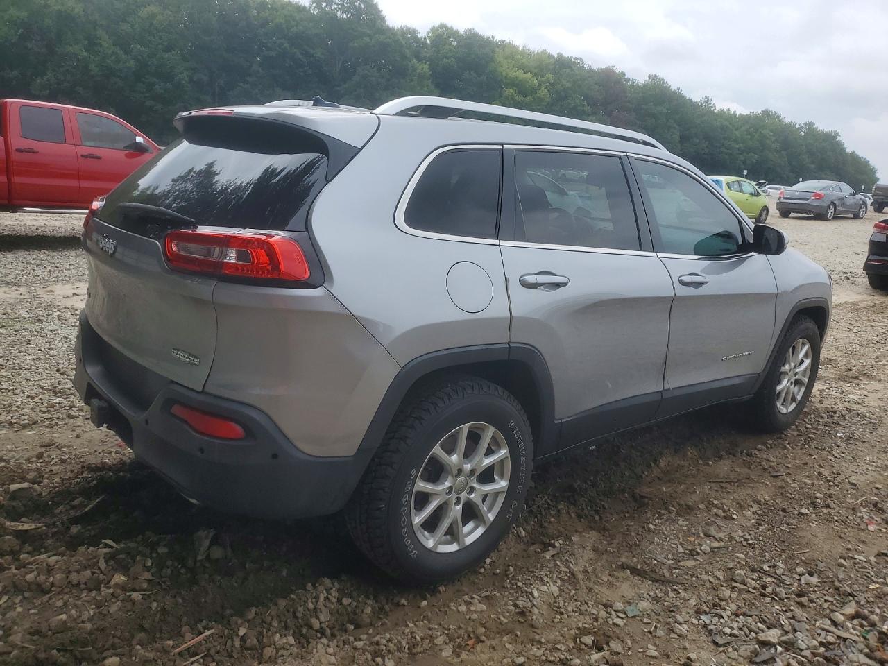 2014 Jeep Cherokee Latitude Gray vin: 1C4PJMCS4EW177624