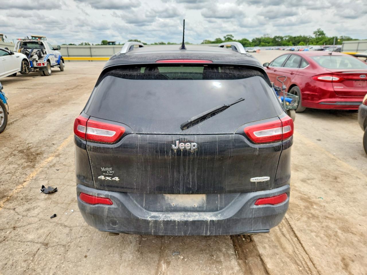 2014 Jeep Cherokee Latitude Black vin: 1C4PJMCS4EW178112