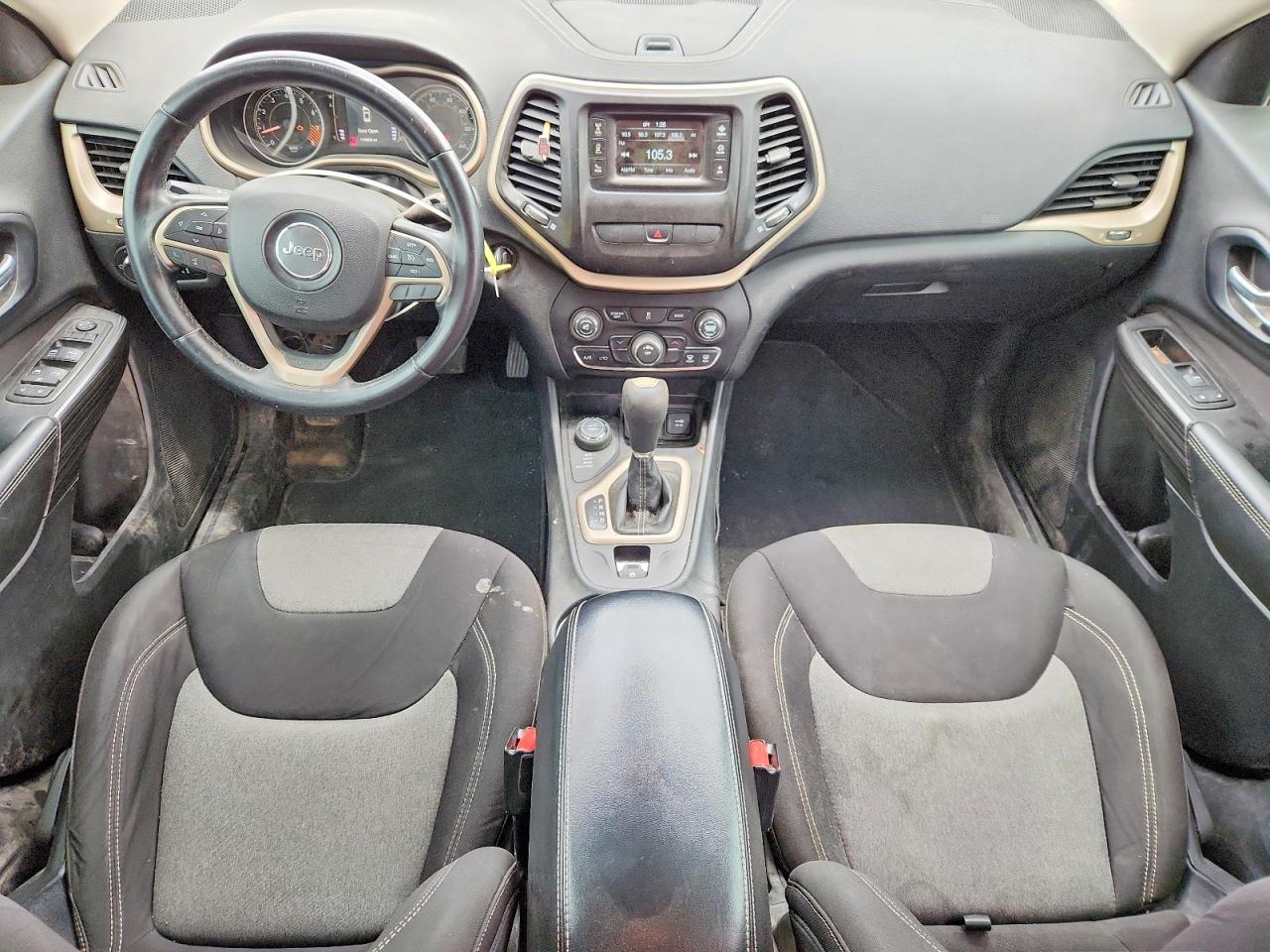 2014 Jeep Cherokee Latitude Black vin: 1C4PJMCS4EW178112