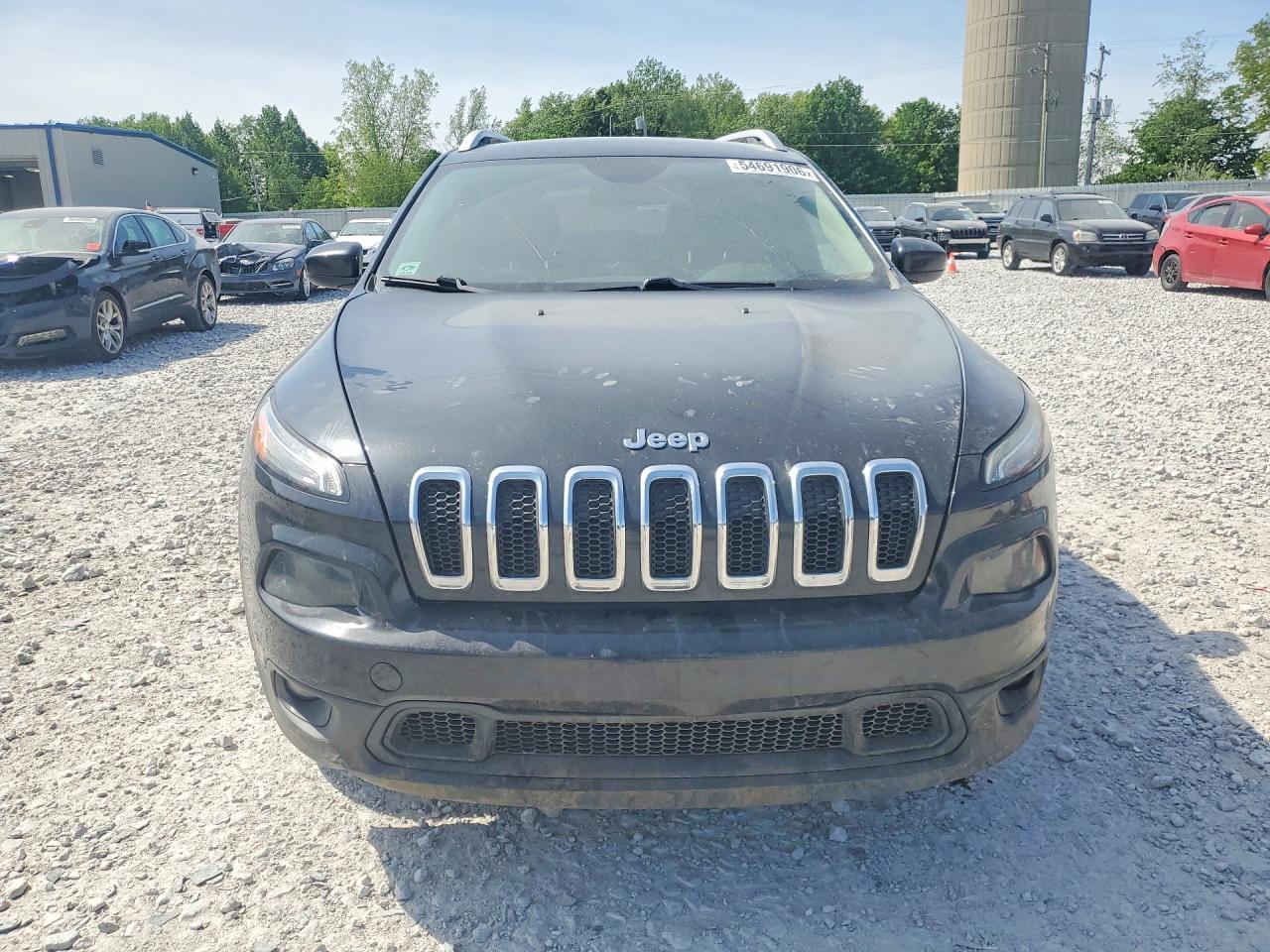 2014 Jeep Cherokee Latitude Black vin: 1C4PJMCS4EW180717