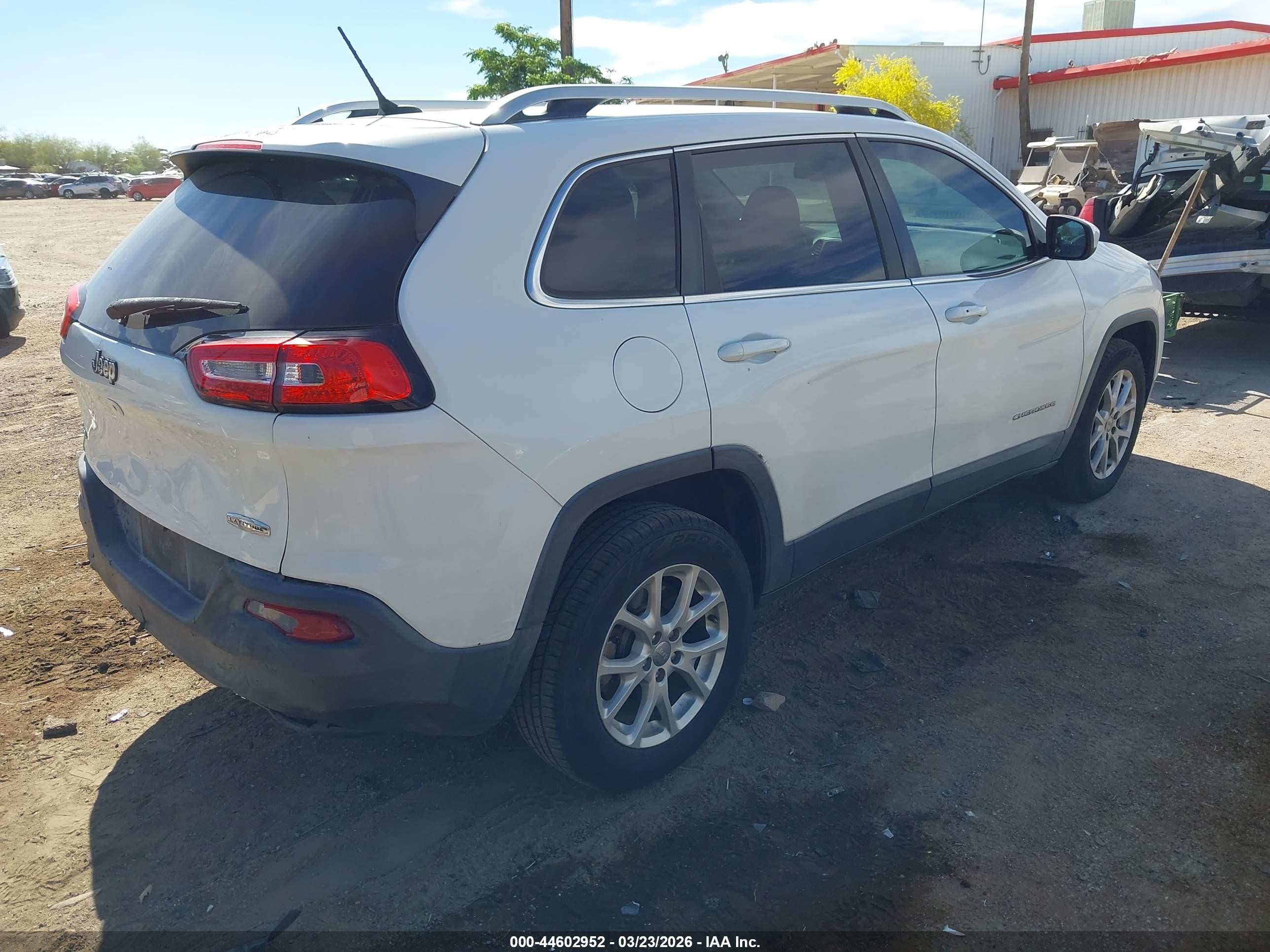 2014 Jeep Cherokee Latitude Белый vin: 1C4PJMCS4EW219256