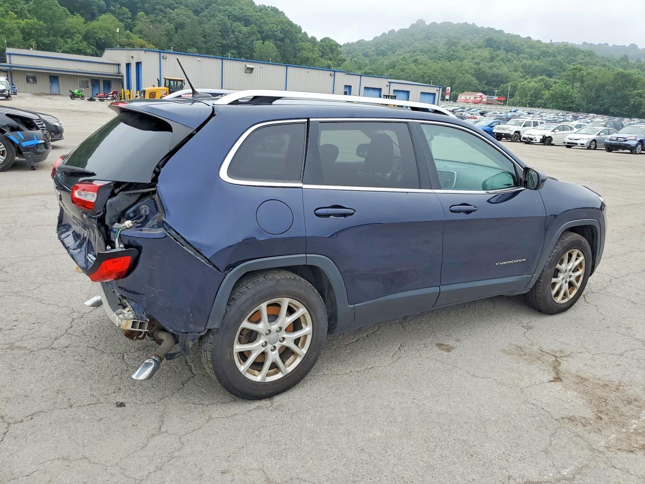 2014 Jeep Cherokee Latitude Blue vin: 1C4PJMCS4EW311337