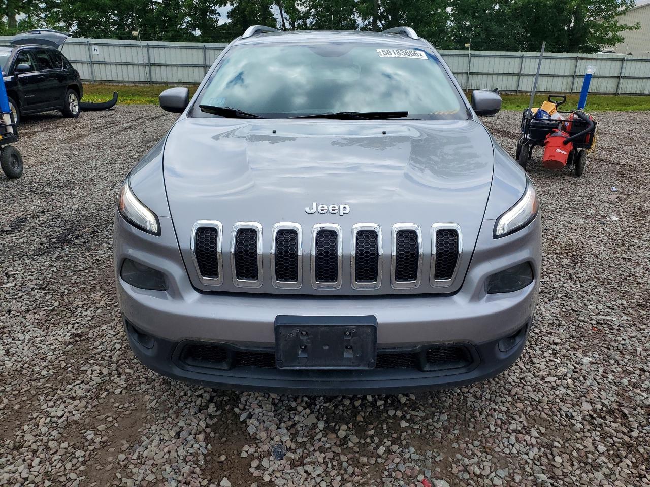 2015 Jeep Cherokee Latitude Silver vin: 1C4PJMCS4FW660161