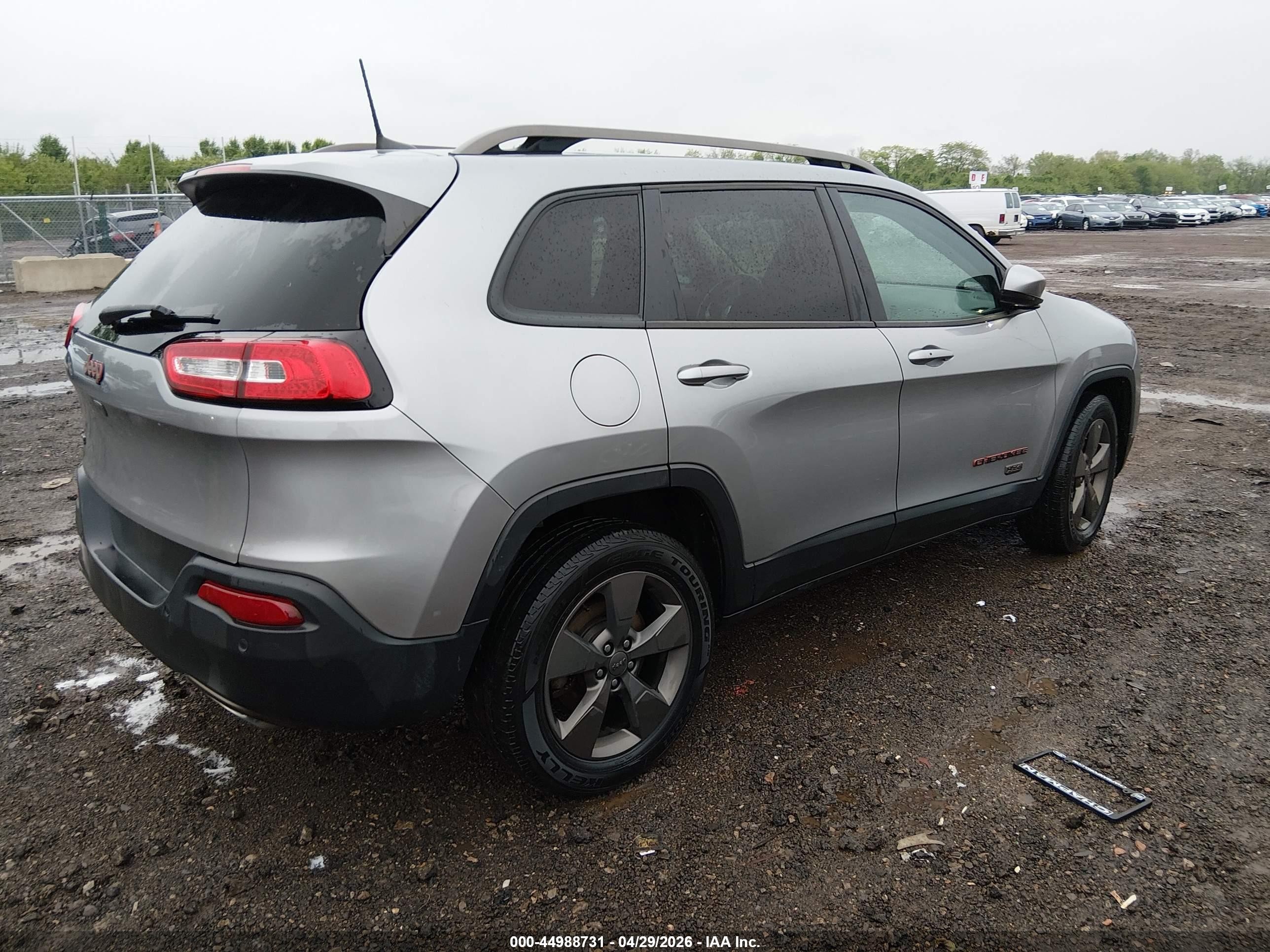 2016 Jeep Cherokee 75th Anniversary Gray vin: 1C4PJMCS4GW316993
