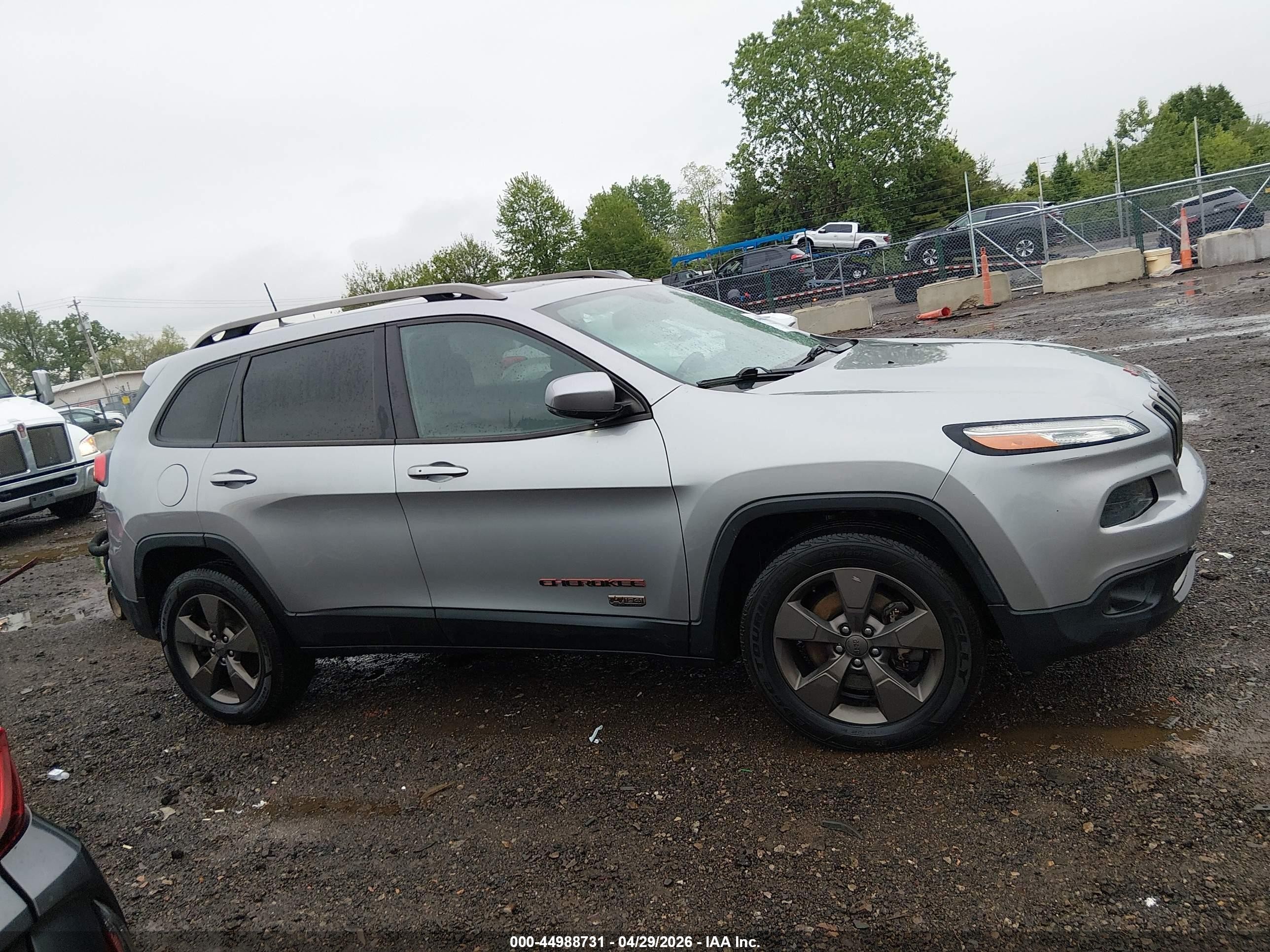 2016 Jeep Cherokee 75th Anniversary Gray vin: 1C4PJMCS4GW316993