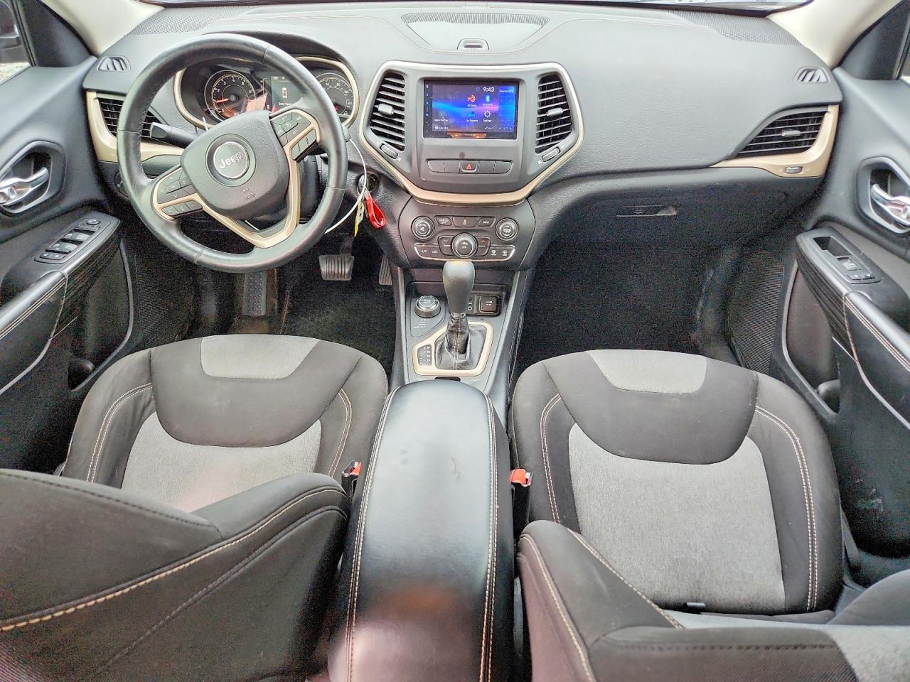 2014 Jeep Cherokee Latitude Black vin: 1C4PJMCS5EW120977