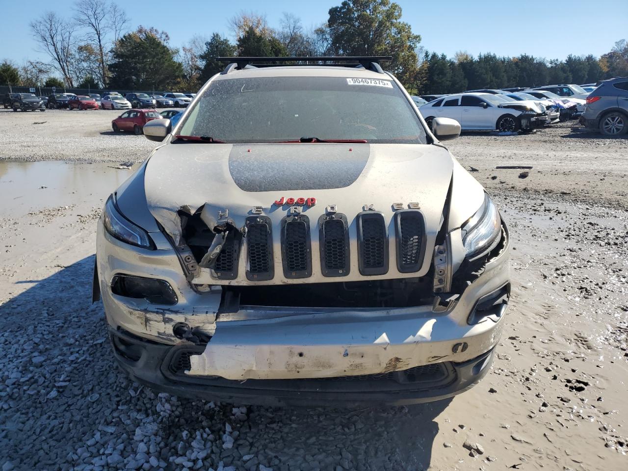 2014 Jeep Cherokee Latitude Cream vin: 1C4PJMCS5EW184209