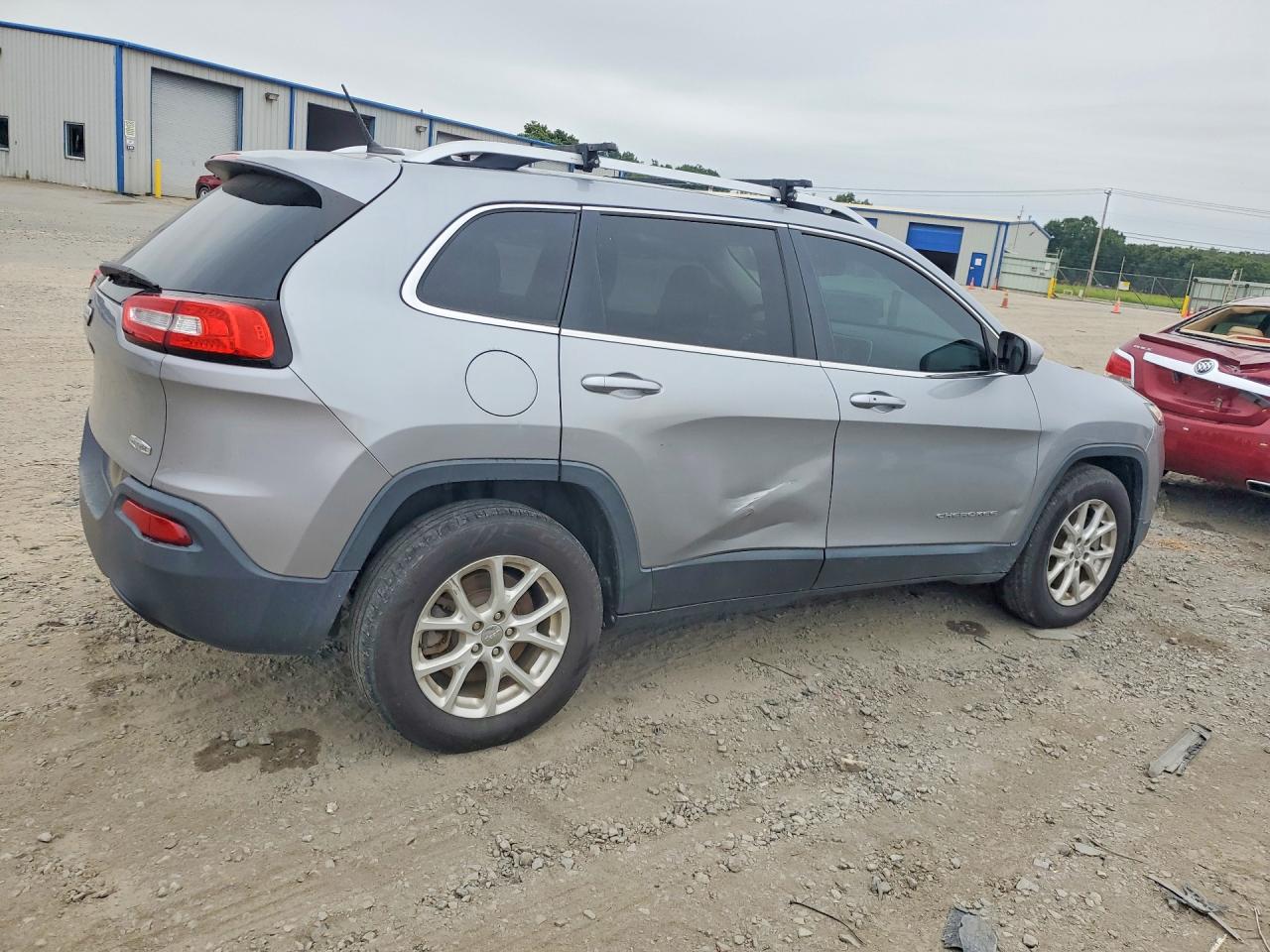 2014 Jeep Cherokee Latitude Gray vin: 1C4PJMCS5EW193122