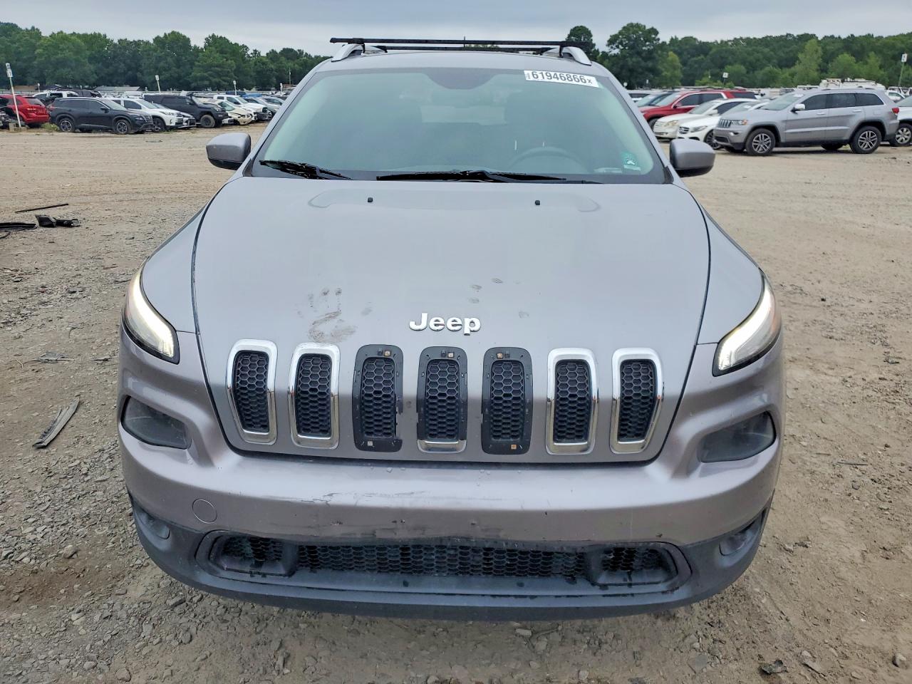 2014 Jeep Cherokee Latitude Gray vin: 1C4PJMCS5EW193122