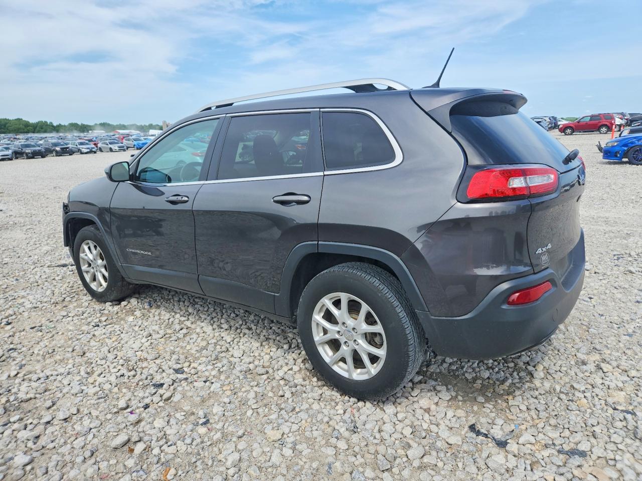 2014 Jeep Cherokee Latitude Gray vin: 1C4PJMCS5EW197431