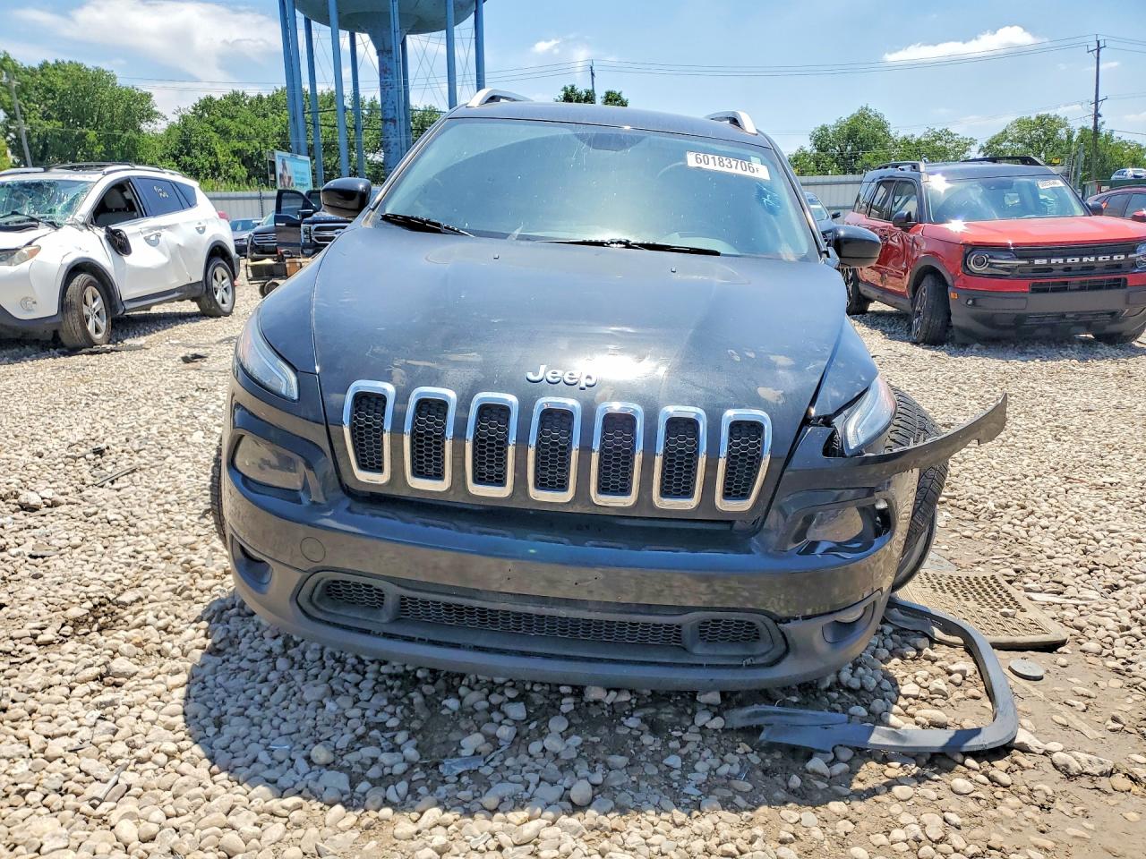 2014 Jeep Cherokee Latitude Black vin: 1C4PJMCS5EW223252