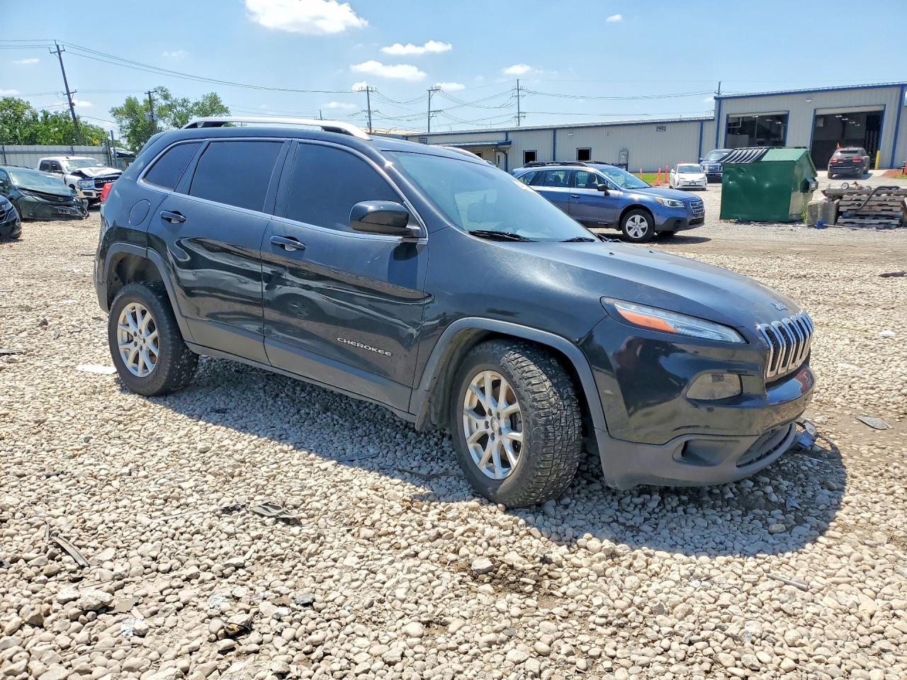 2014 Jeep Cherokee Latitude Black vin: 1C4PJMCS5EW223252