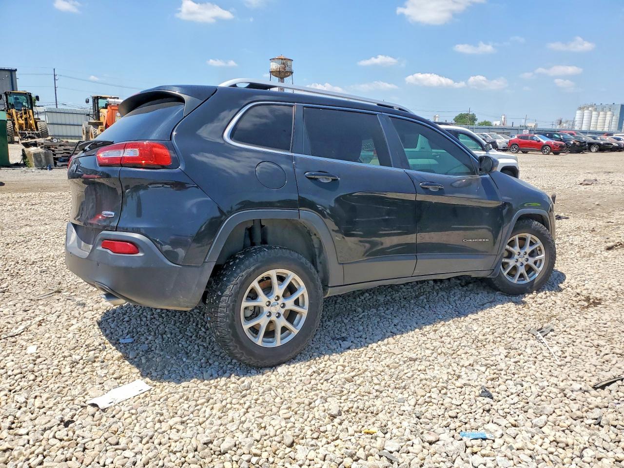 2014 Jeep Cherokee Latitude Black vin: 1C4PJMCS5EW223252
