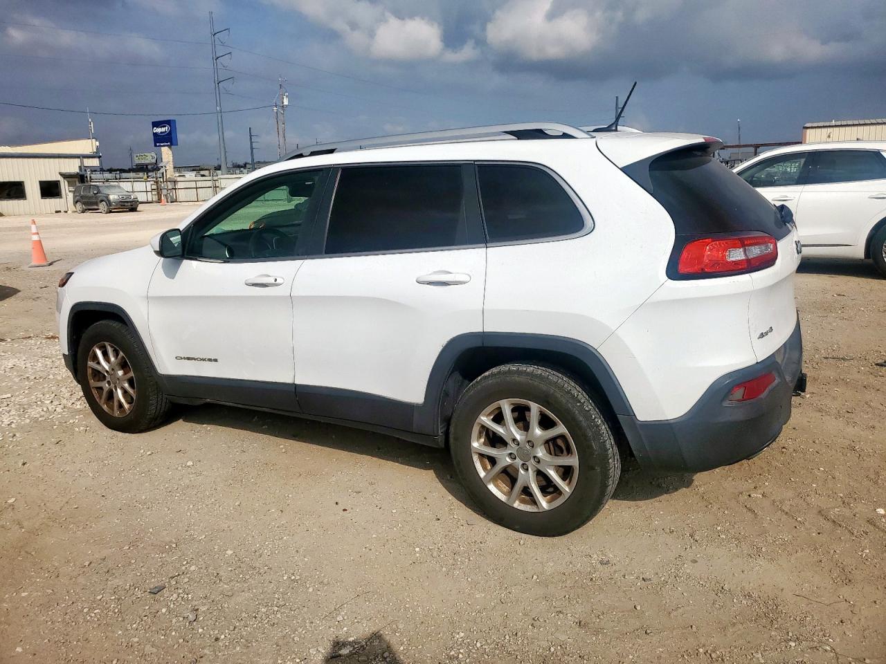 2014 Jeep Cherokee Latitude Белый vin: 1C4PJMCS5EW247891