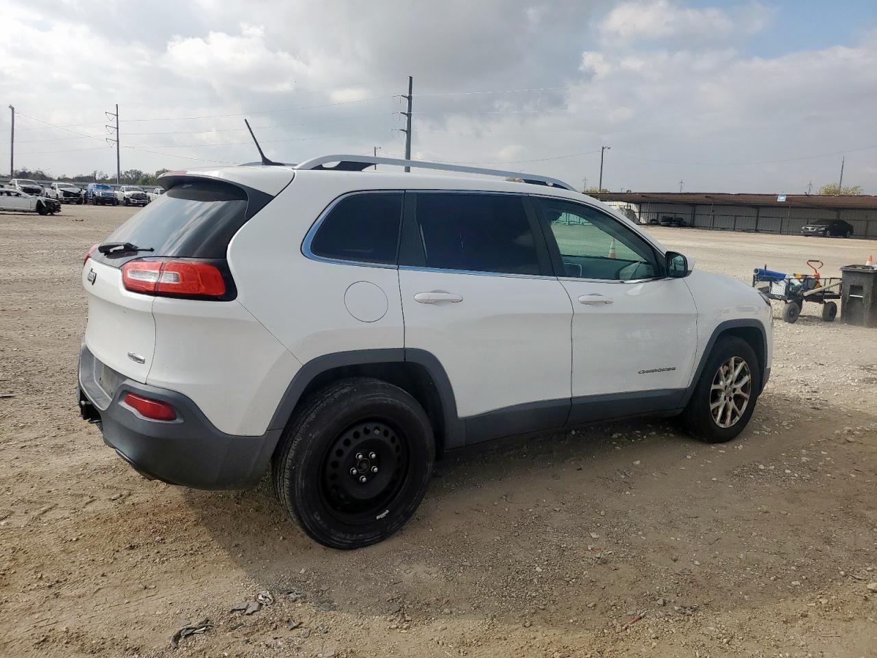 2014 Jeep Cherokee Latitude Белый vin: 1C4PJMCS5EW247891