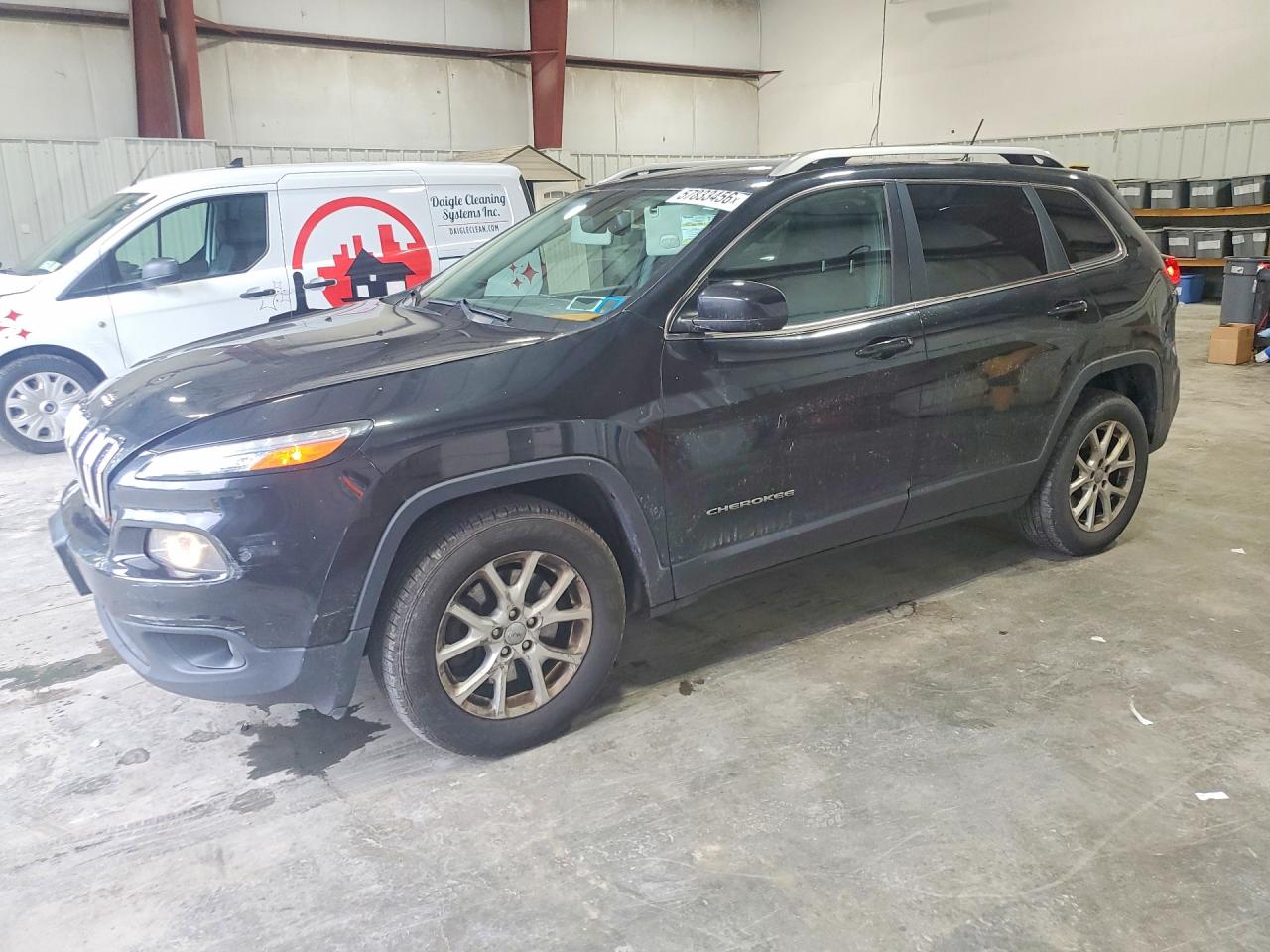 2015 Jeep Cherokee Latitude Black vin: 1C4PJMCS5FW513637