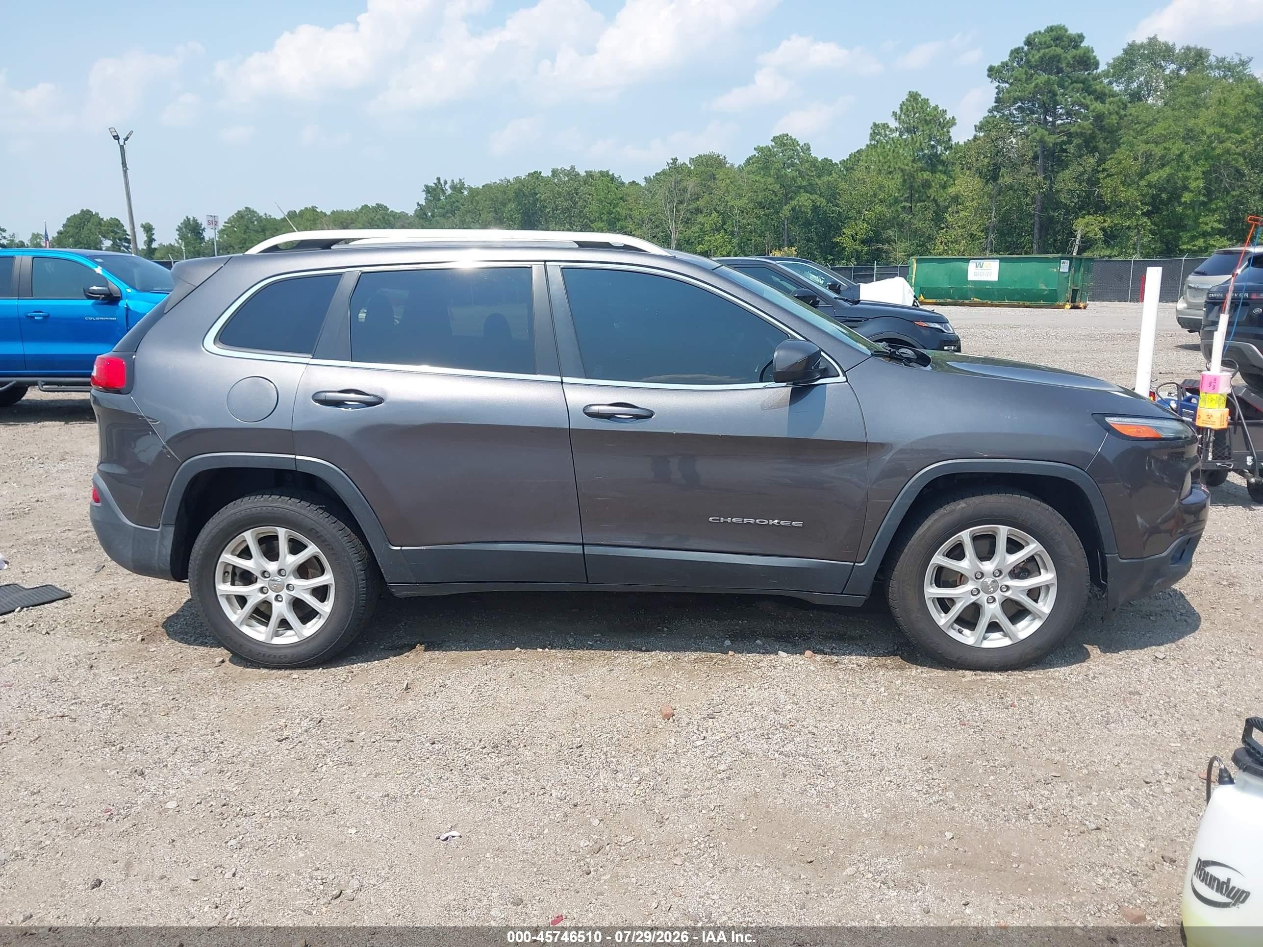 2015 Jeep Cherokee Latitude Black vin: 1C4PJMCS5FW601071