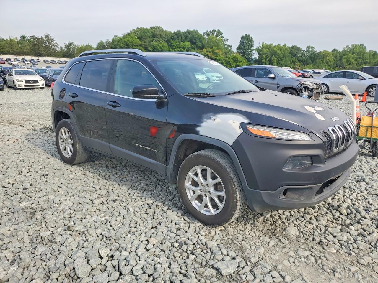 2015 Jeep Cherokee Latitude Black vin: 1C4PJMCS5FW727950