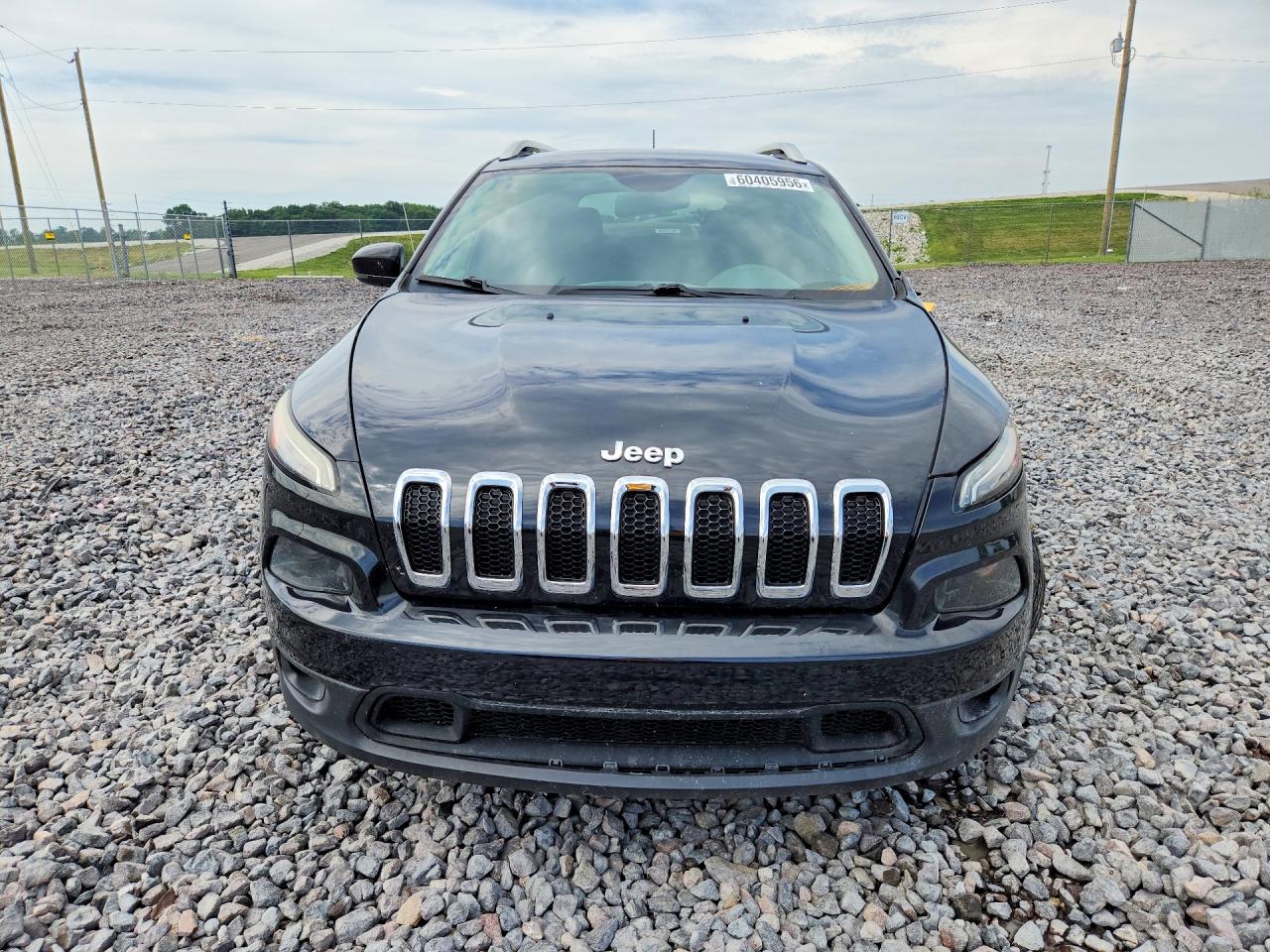 2015 Jeep Cherokee Latitude Черный vin: 1C4PJMCS5FW744943