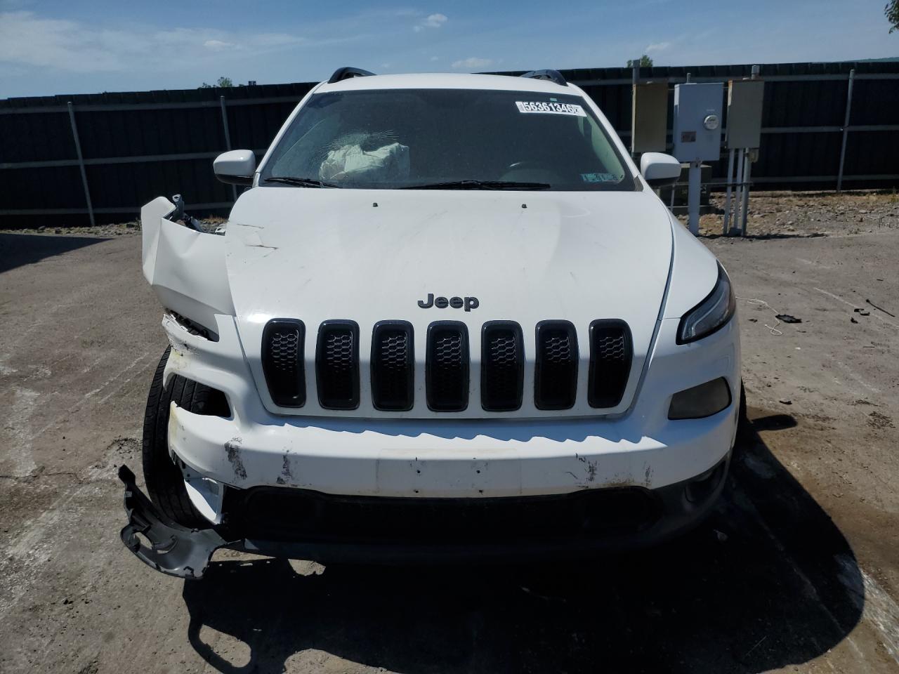 2015 Jeep Cherokee Latitude White vin: 1C4PJMCS5FW750659 Damage: Front Bumper, Broken, Replacement Required