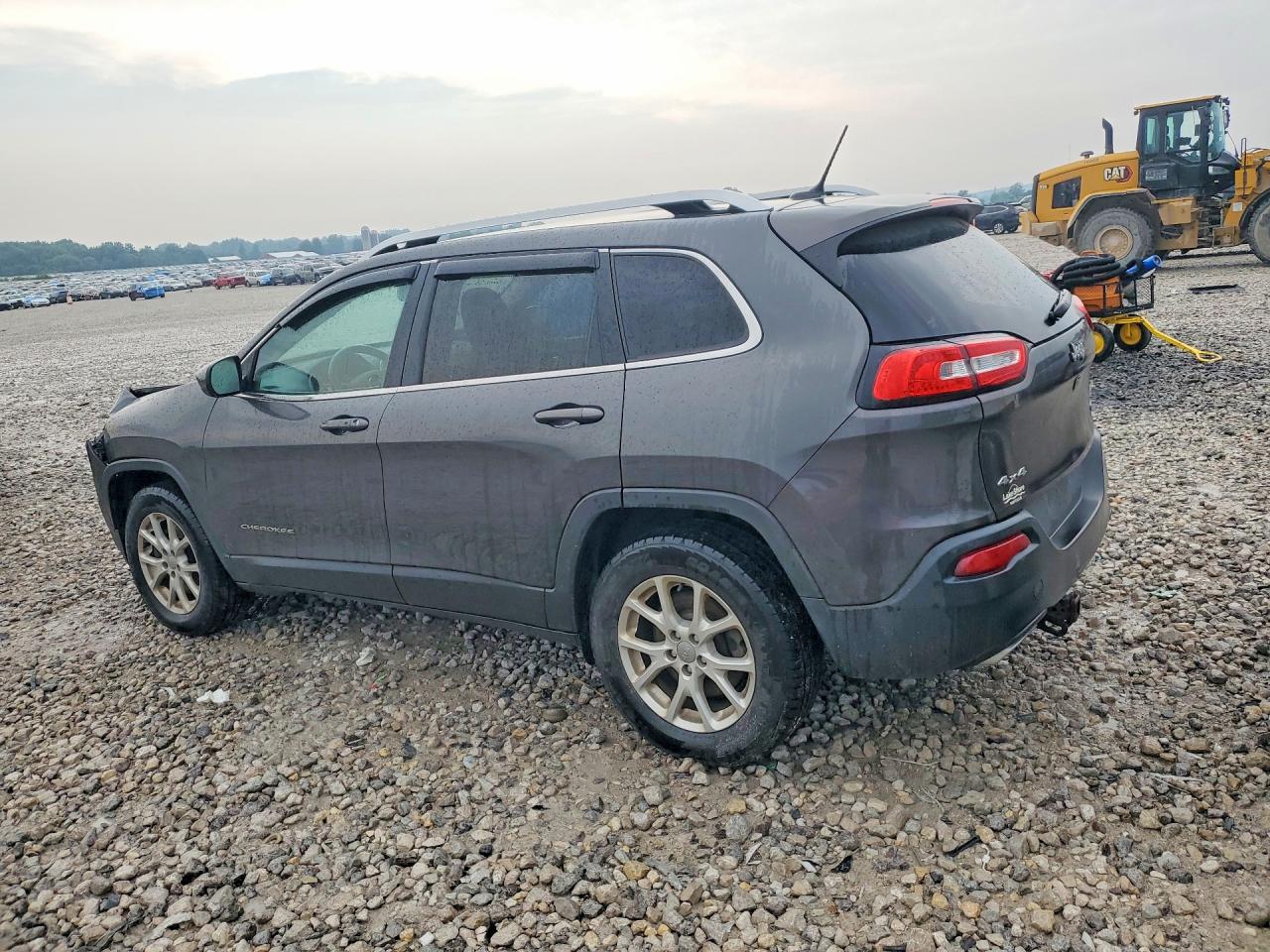 2015 Jeep Cherokee Latitude Серый vin: 1C4PJMCS5FW758048