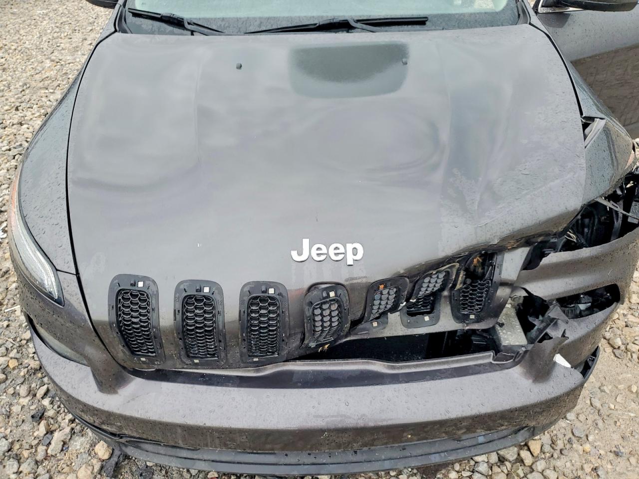 2015 Jeep Cherokee Latitude Серый vin: 1C4PJMCS5FW758048