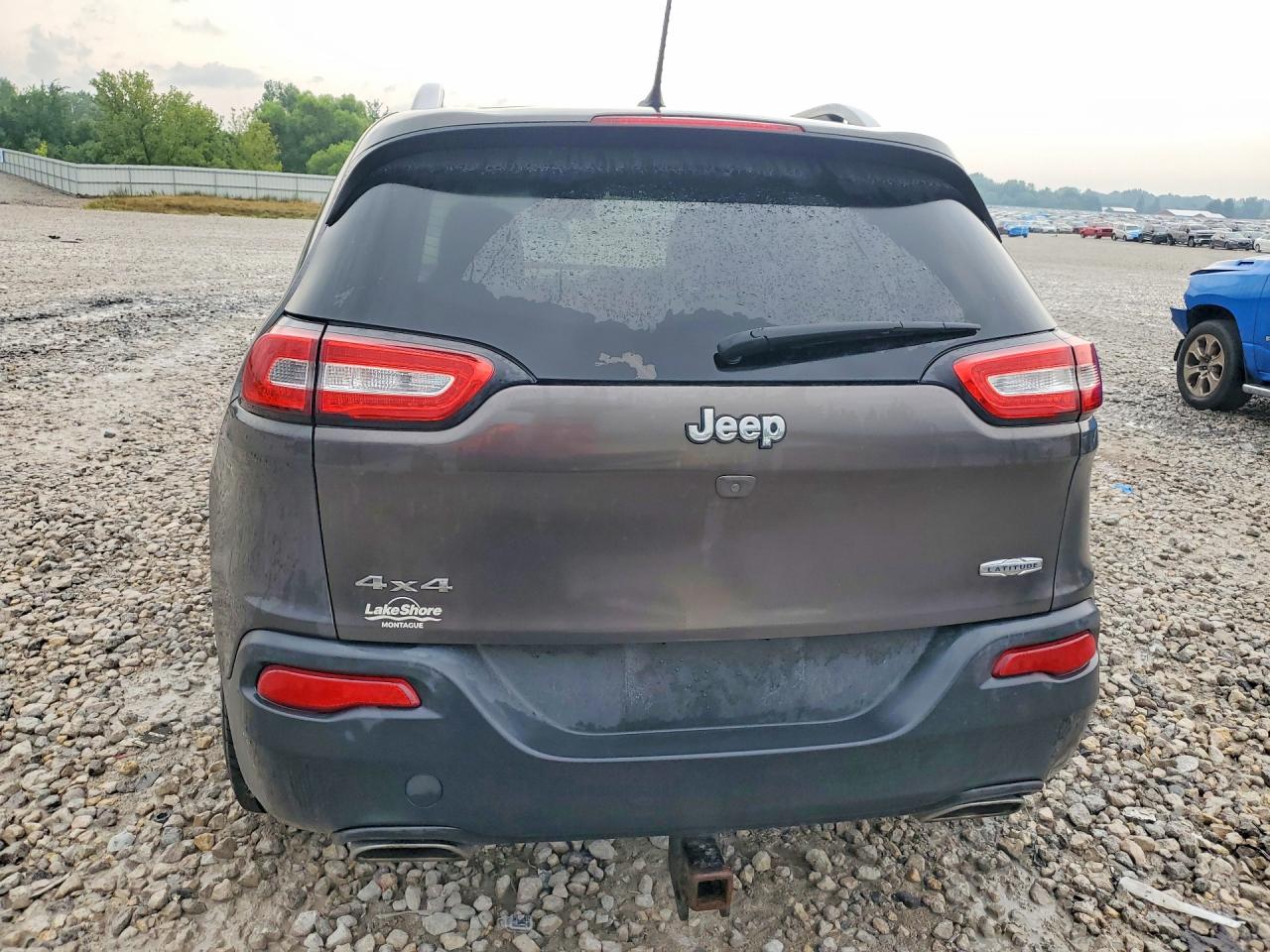 2015 Jeep Cherokee Latitude Серый vin: 1C4PJMCS5FW758048