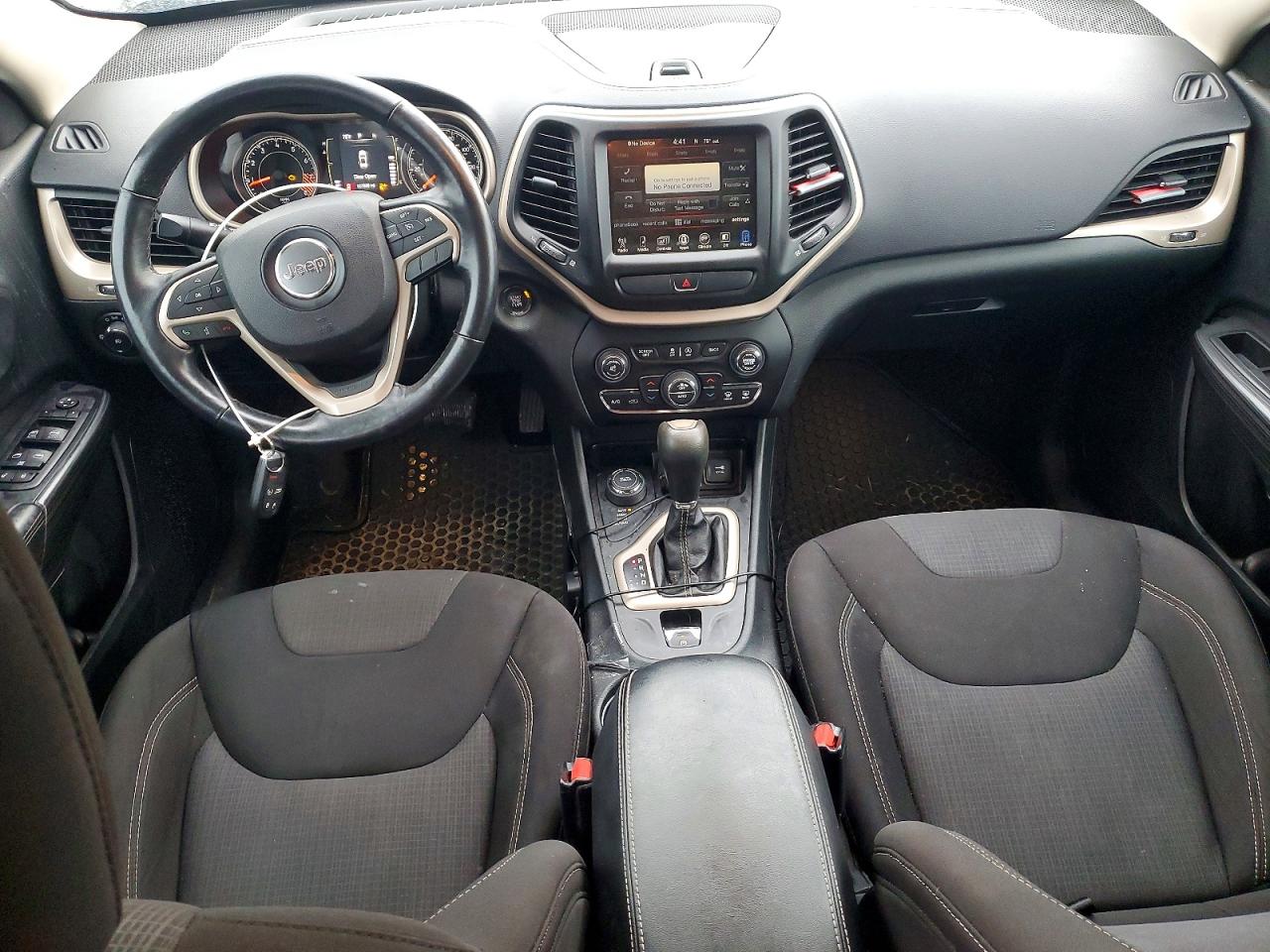 2015 Jeep Cherokee Latitude Серый vin: 1C4PJMCS5FW758048