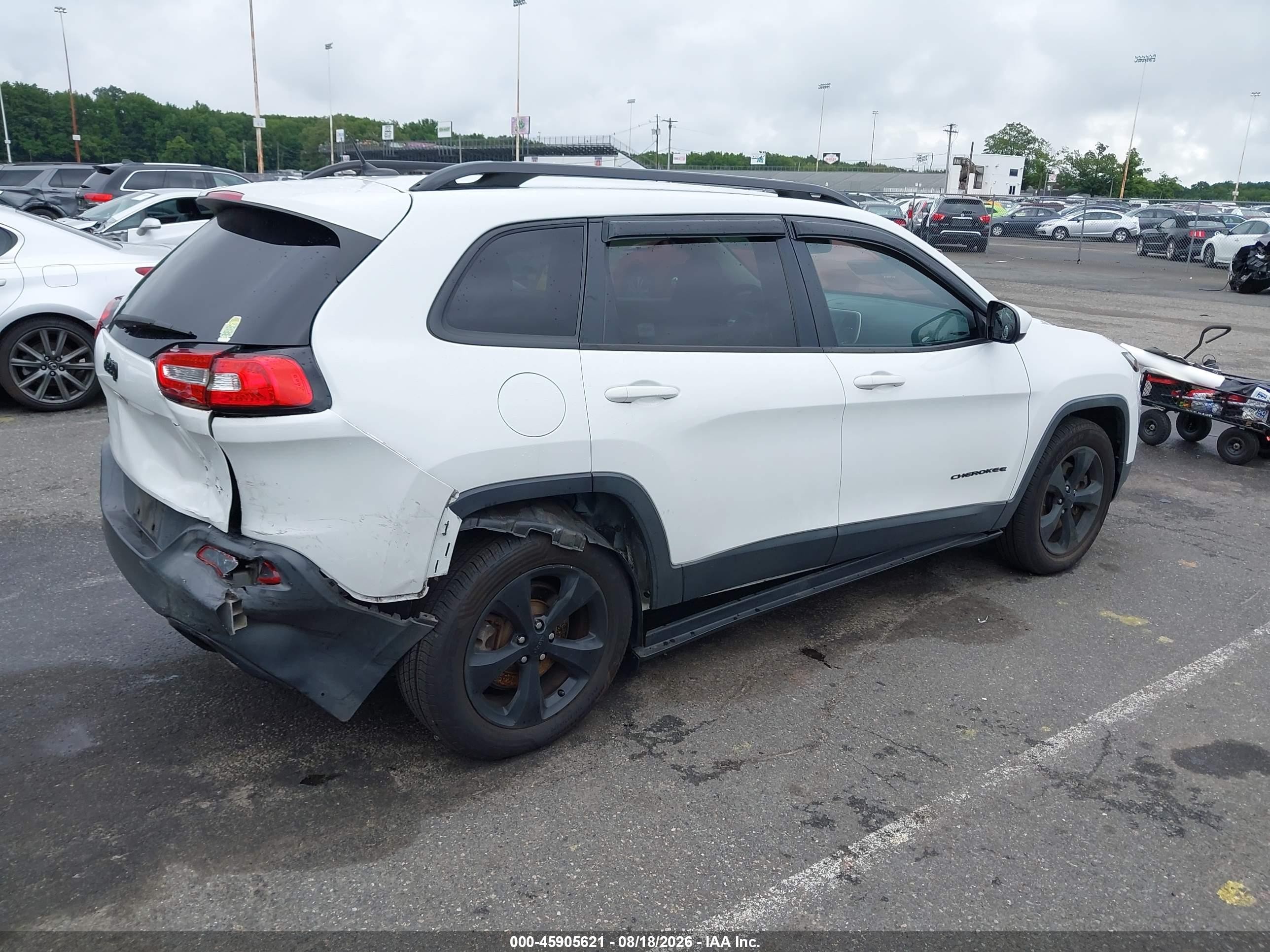 2015 Jeep Cherokee Latitude Altitude White vin: 1C4PJMCS5FW792555