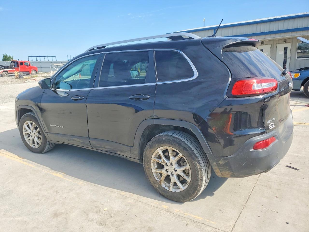 2014 Jeep Cherokee Latitude Black vin: 1C4PJMCS6EW232395