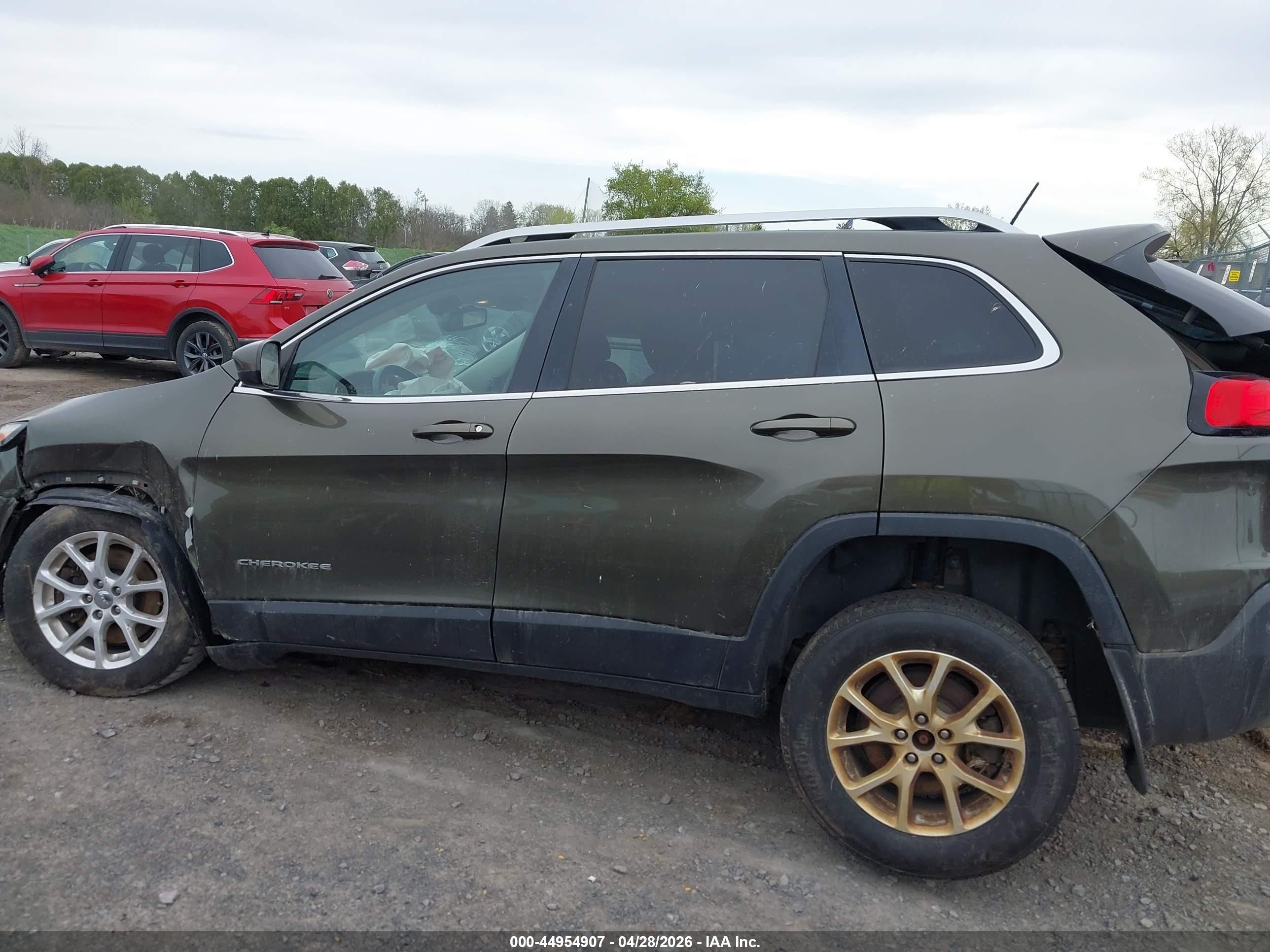 2014 Jeep Cherokee Latitude Коричневый vin: 1C4PJMCS6EW310528